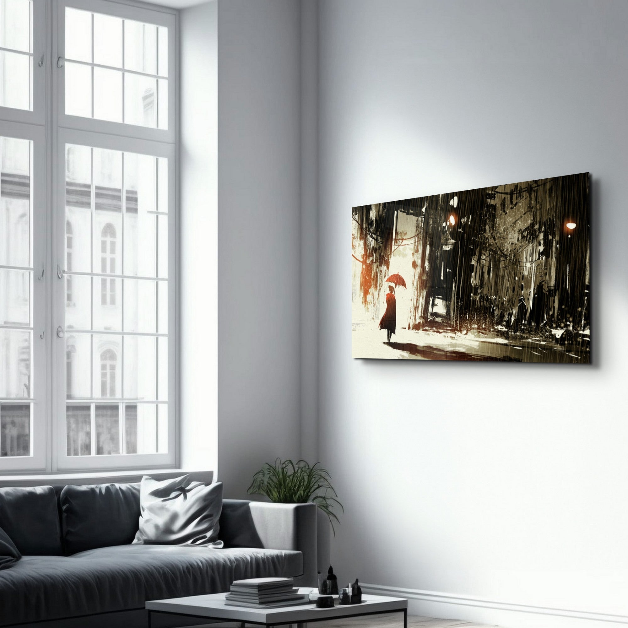 Arte em Vidro Temperado Multicolor 35x55cm - Pintura Decorativa UV de Alta Qualidade