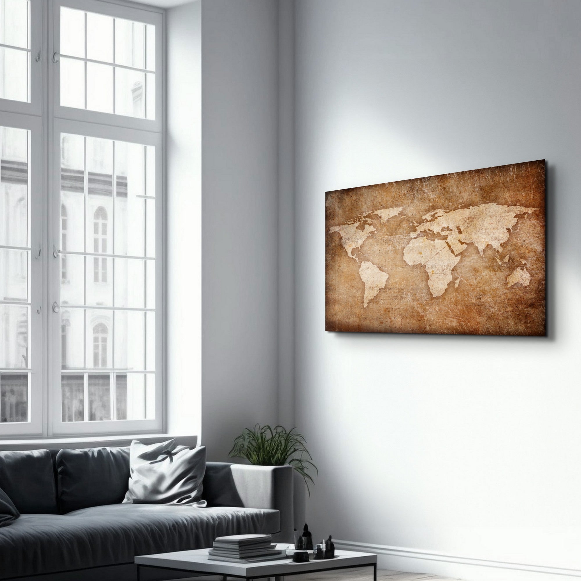 Arte Decorativa em Vidro Temperado Multicolor 35x55cm - Impressão UV de Alta Qualidade