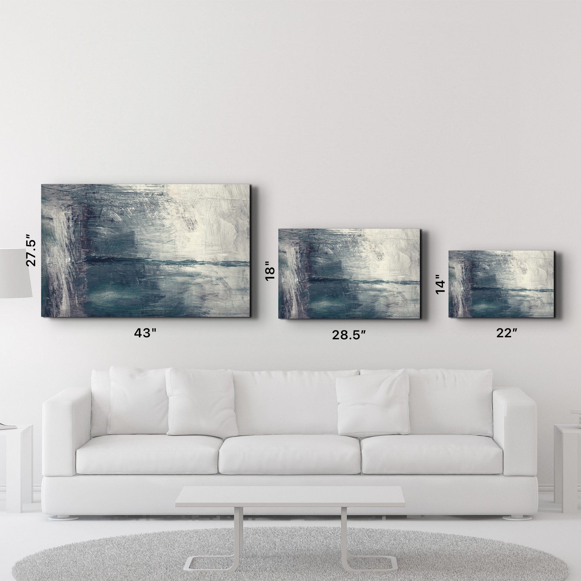 Arte Decorativa em Vidro Temperado Multicolor 35x55cm - Impressão UV de Alta Qualidade