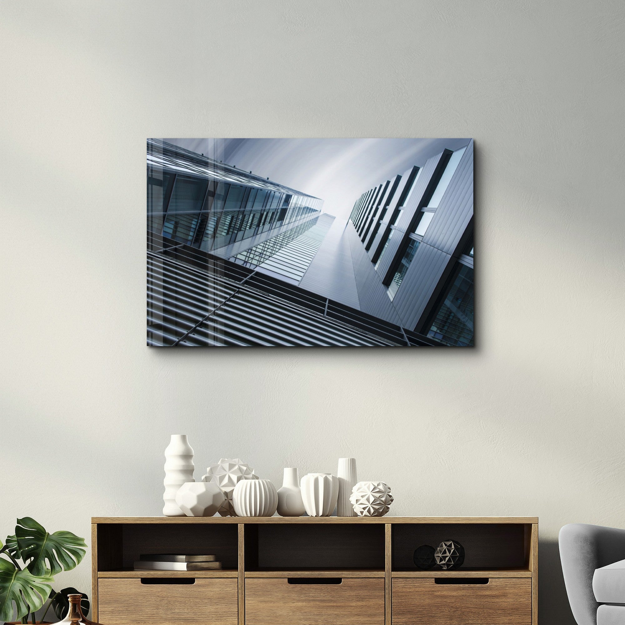 Arte em Vidro Temperado Multicolor 35x55cm - Pintura Decorativa UV de Alta Qualidade