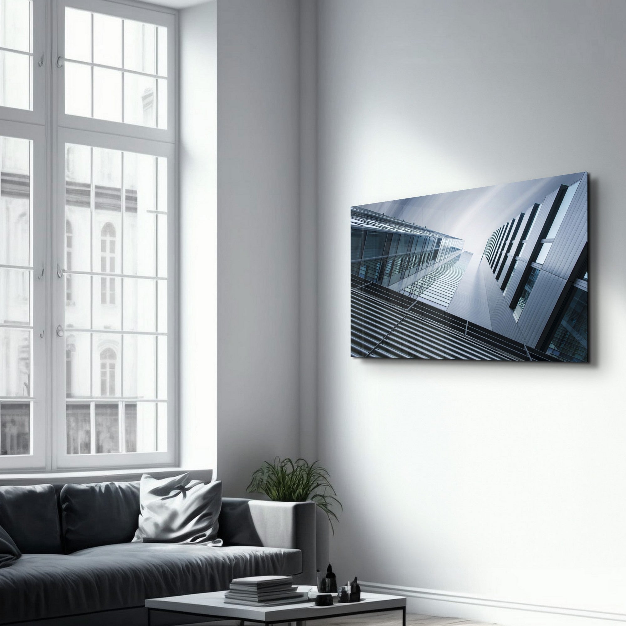 Arte em Vidro Temperado Multicolor 35x55cm - Pintura Decorativa UV de Alta Qualidade