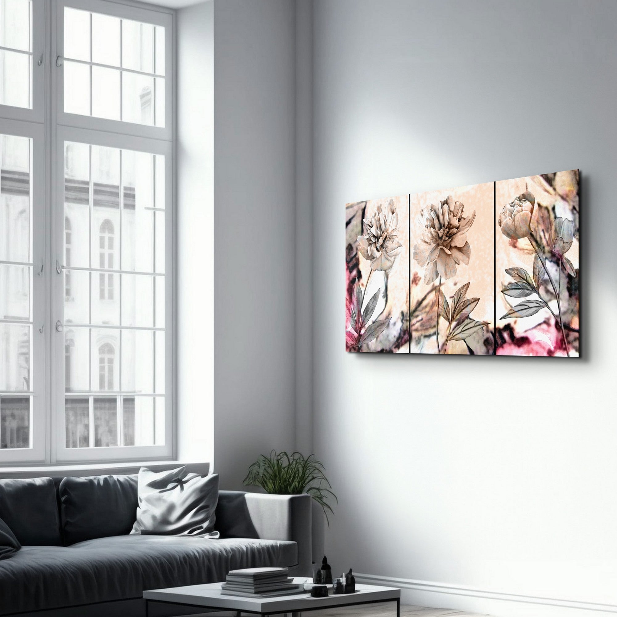 Arte em Vidro Temperado Multicolor 70x110cm - Pintura Decorativa UV de Alta Qualidade