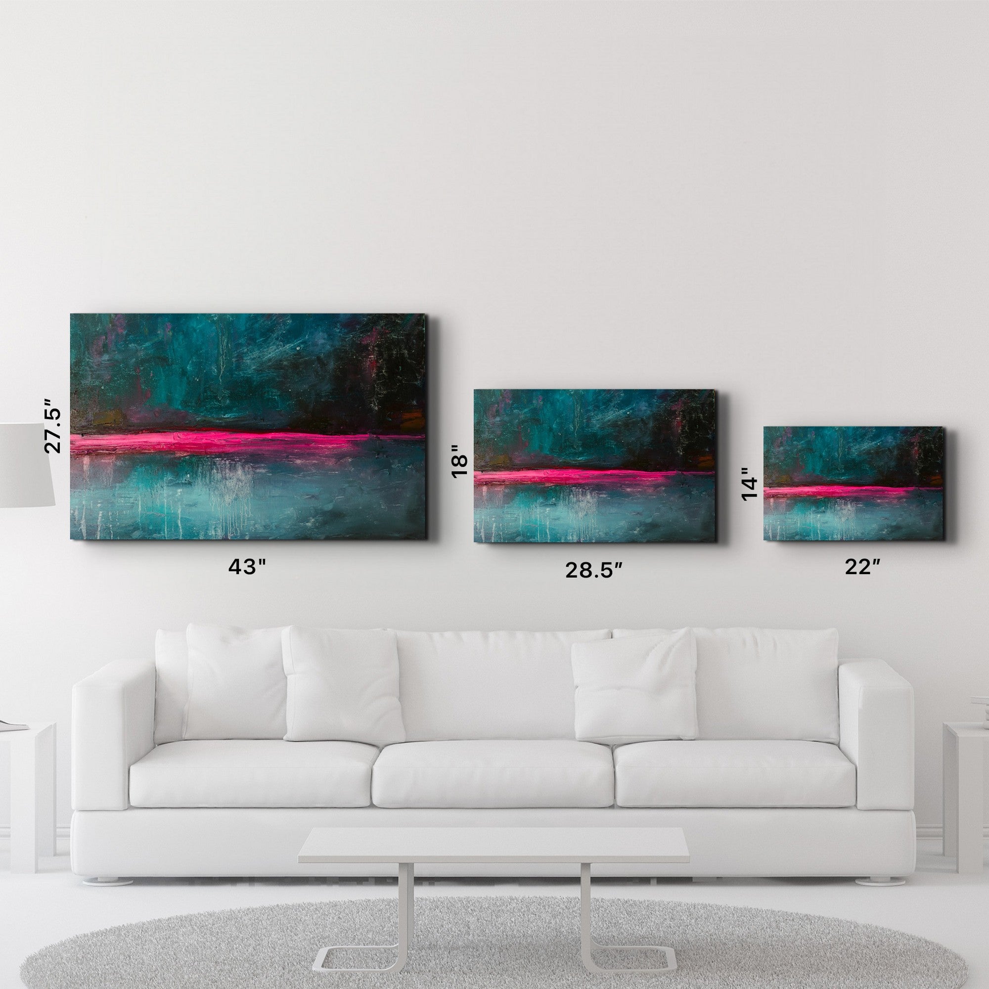 Arte em Vidro Temperado Multicolor 35x55cm - Pintura Decorativa UV de Alta Qualidade