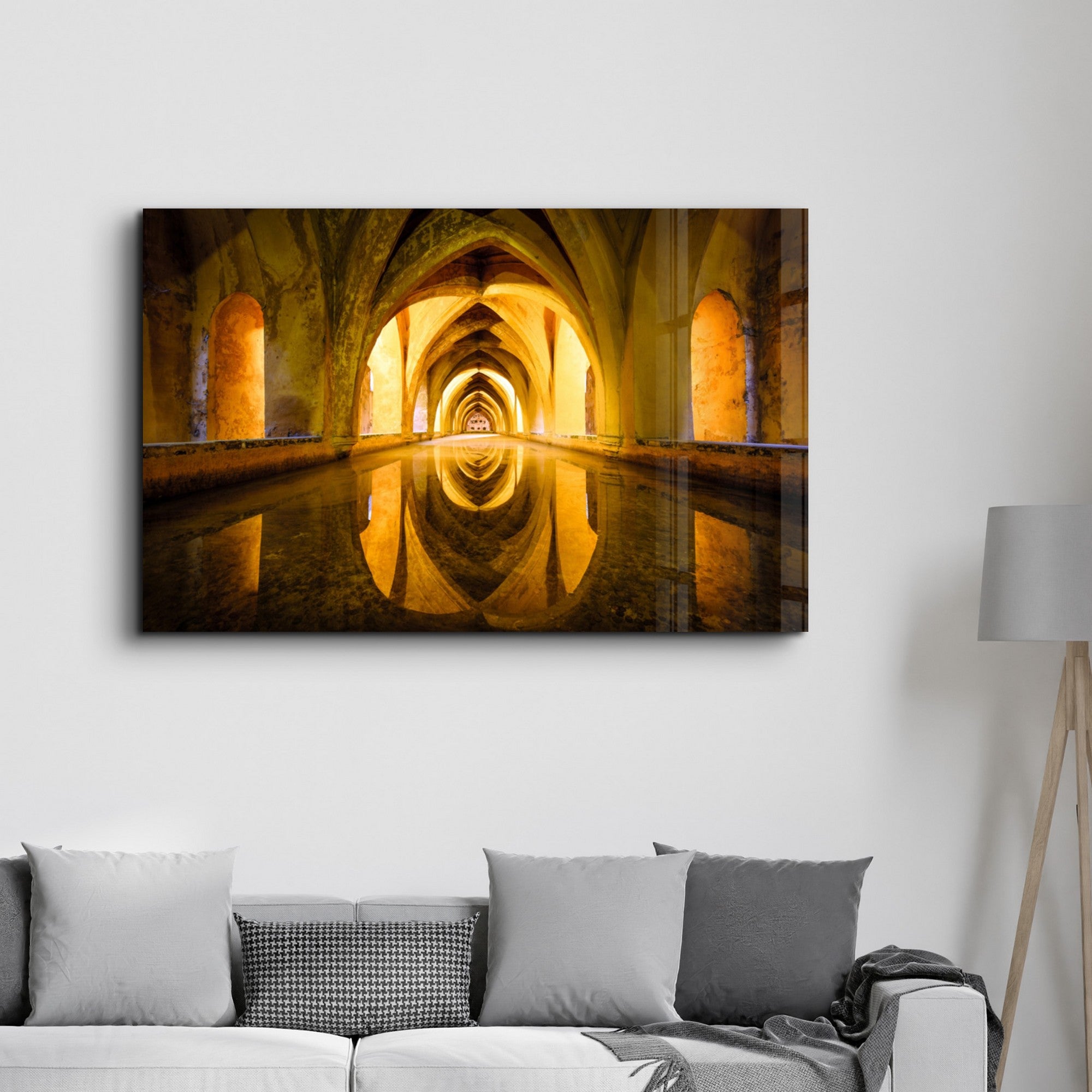 Arte Decorativa em Vidro Temperado Multicolor 70x110cm - Impressão UV de Alta Qualidade