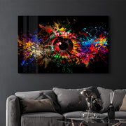 Arte em Vidro Temperado Multicolor 35x55cm - Pintura Decorativa UV de Alta Qualidade