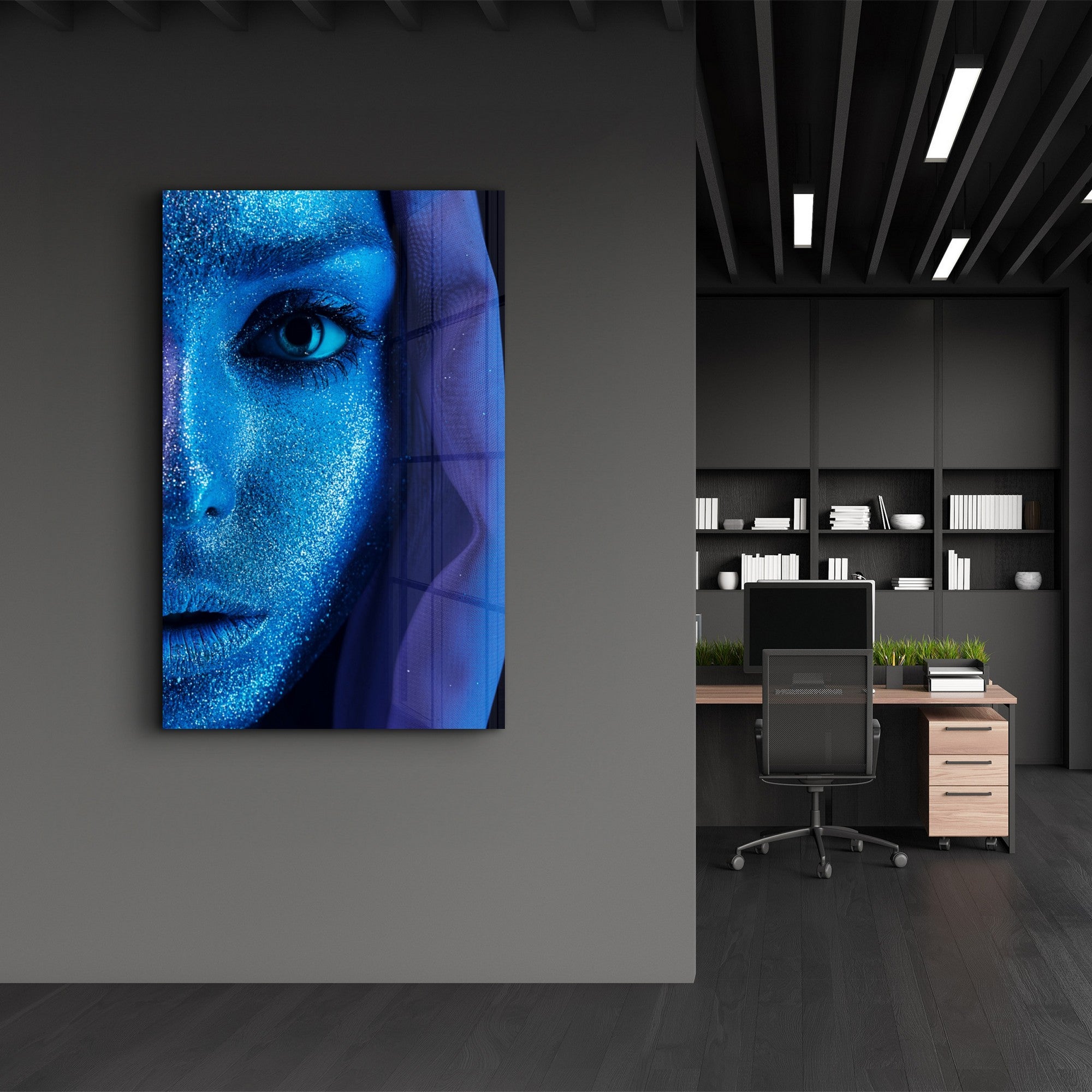 Arte Decorativa em Vidro Temperado Multicolor 35x55cm - Impressão UV de Alta Qualidade