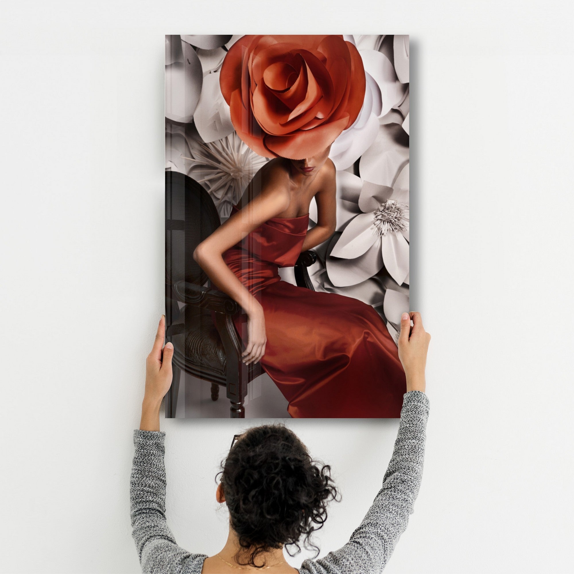 Quadro Decorativo em Vidro Temperado 35x55 cm Multicolor – Impressão UV, 4 mm (OGLS-5093)