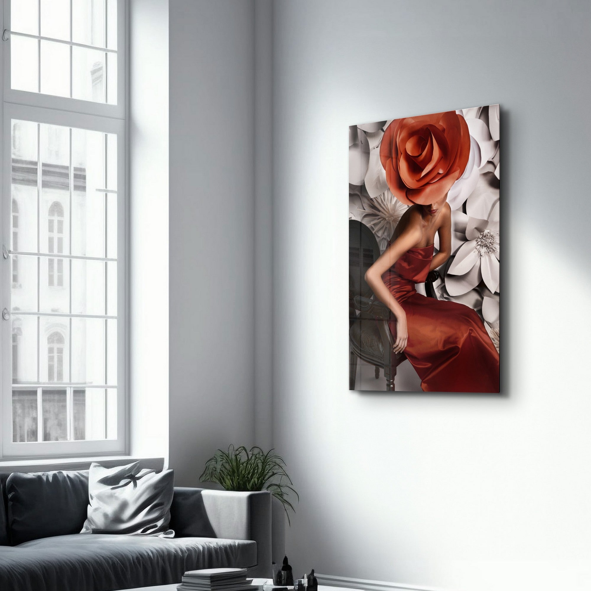 Quadro Decorativo em Vidro Temperado 35x55 cm Multicolor – Impressão UV, 4 mm (OGLS-5093)