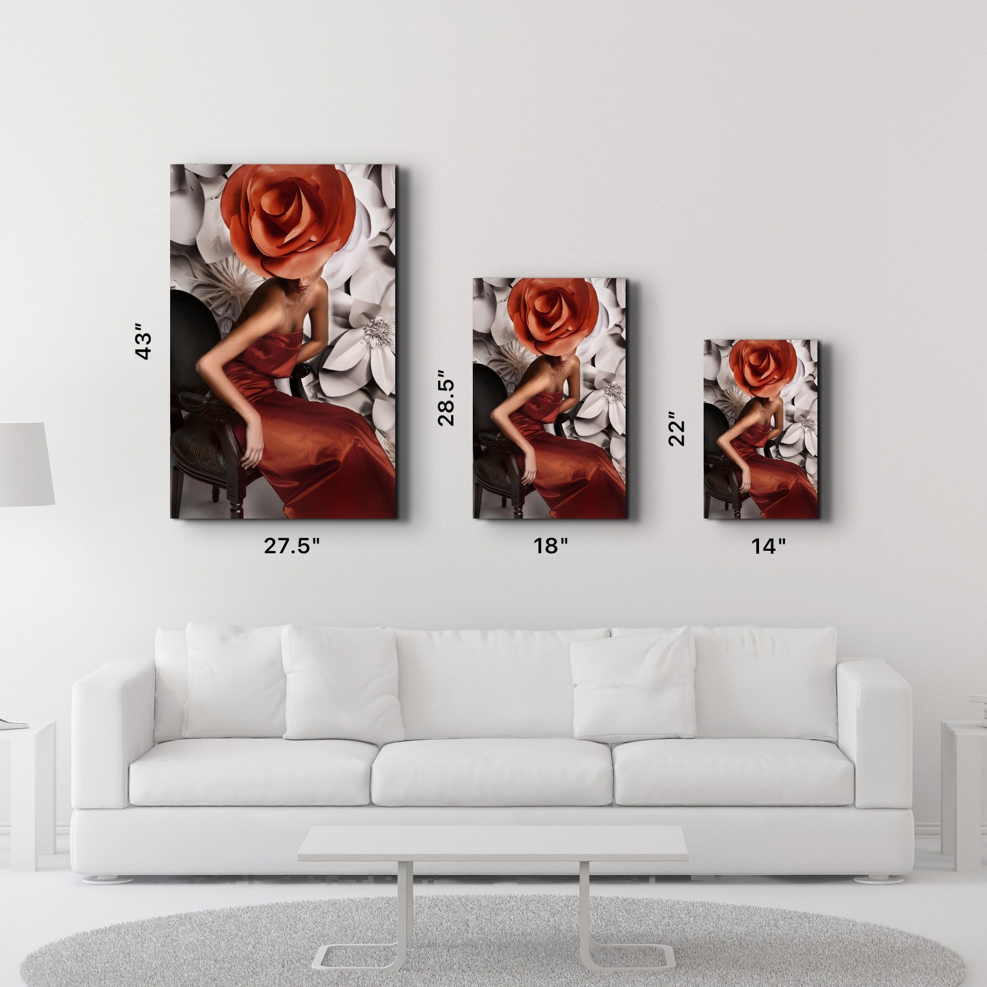 Quadro Decorativo em Vidro Temperado 35x55 cm Multicolor – Impressão UV, 4 mm (OGLS-5093)