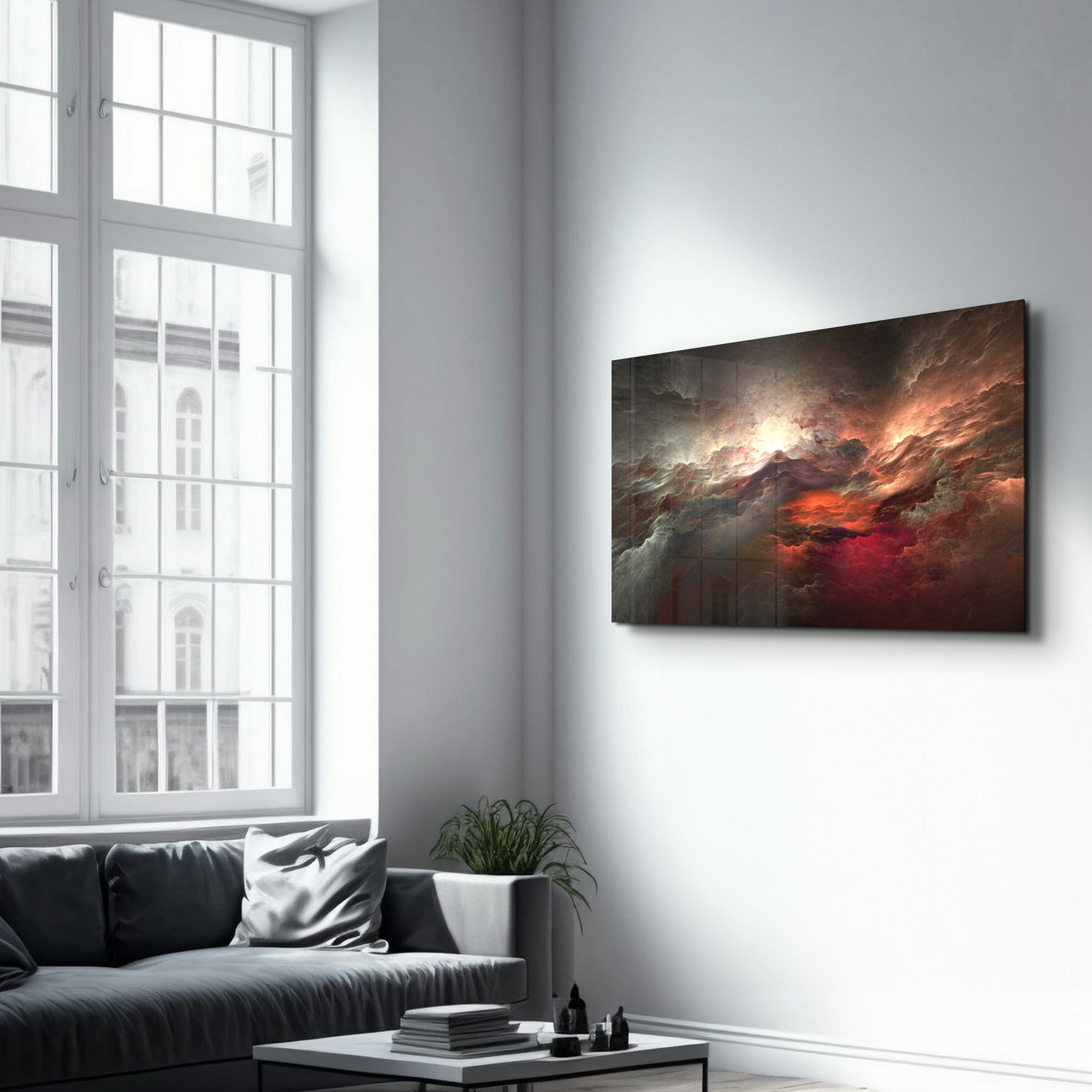 Arte em Vidro Temperado Multicolor 70x110cm - Pintura Decorativa UV de Alta Qualidade