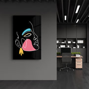 Quadro Decorativo em Vidro Temperado Multicolor 35x55 cm (4 mm) UV – OGLS-6088 | 672BRS4251