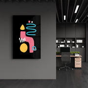 Arte em Vidro Temperado Multicolor 35x55cm - Pintura Decorativa UV de Alta Qualidade