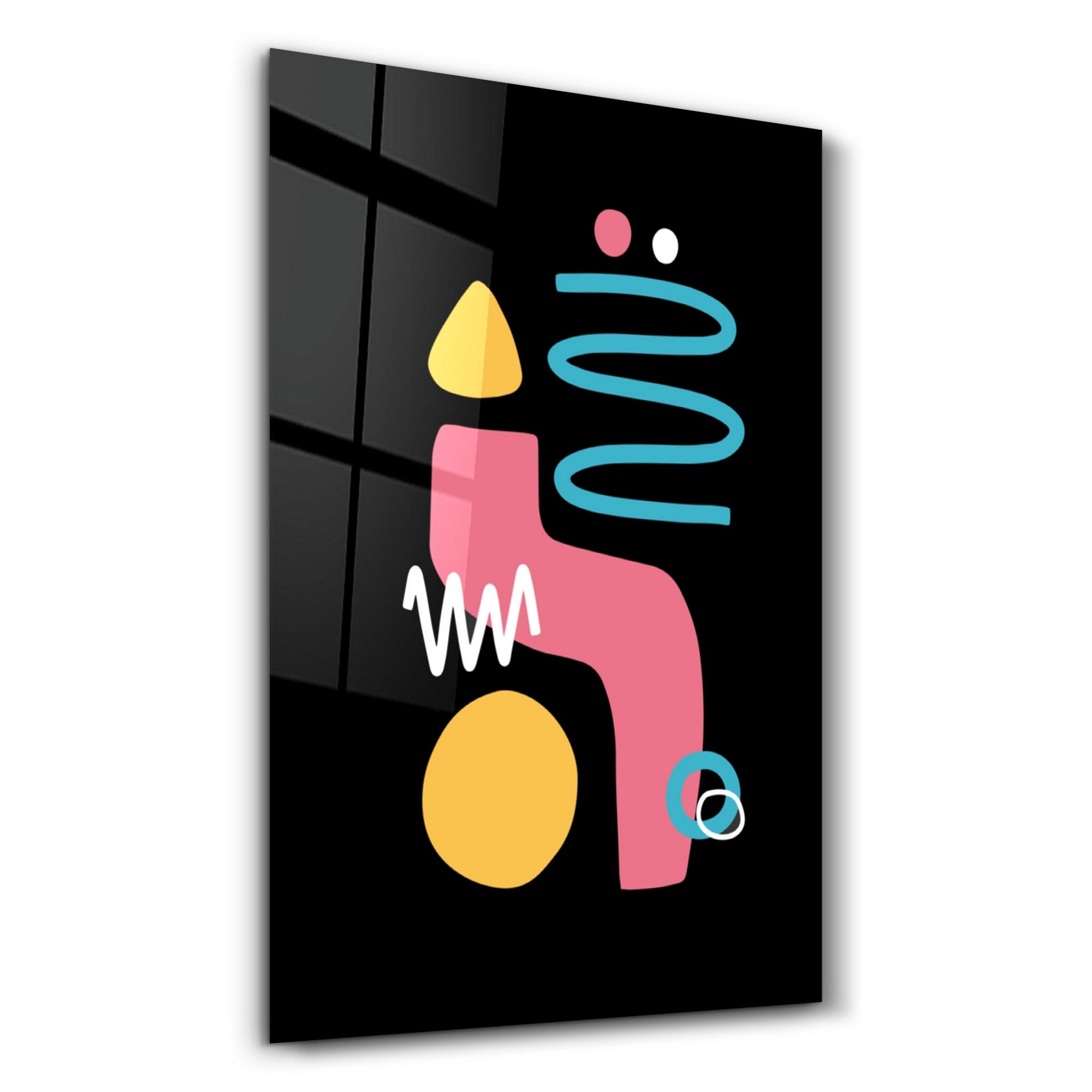 Arte em Vidro Temperado Multicolor 35x55cm - Pintura Decorativa UV de Alta Qualidade