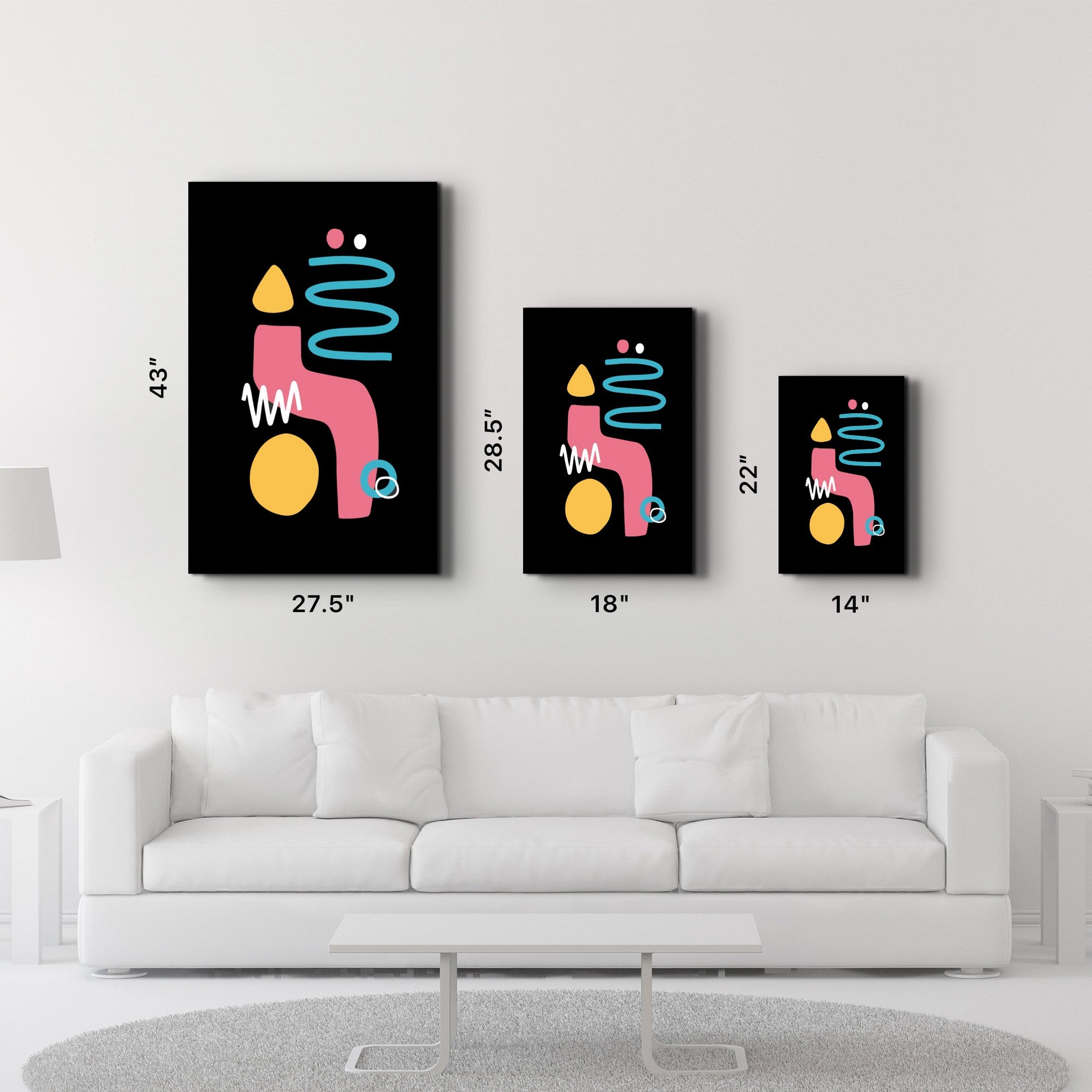 Arte em Vidro Temperado Multicolor 35x55cm - Pintura Decorativa UV de Alta Qualidade