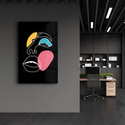 Arte em Vidro Temperado Multicolor 35x55cm - Pintura Decorativa UV de Alta Qualidade