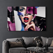 Quadro Decorativo em Vidro Temperado Multicolor 35x55cm - Impressão UV de Alta Qualidade