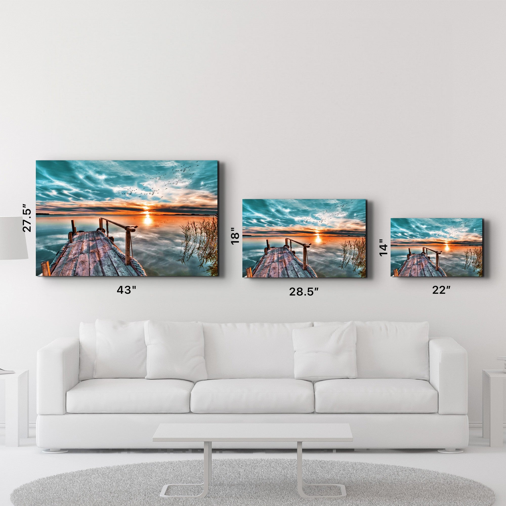 Arte Decorativa em Vidro Temperado Multicolor 35x55cm - Impressão UV de Alta Qualidade