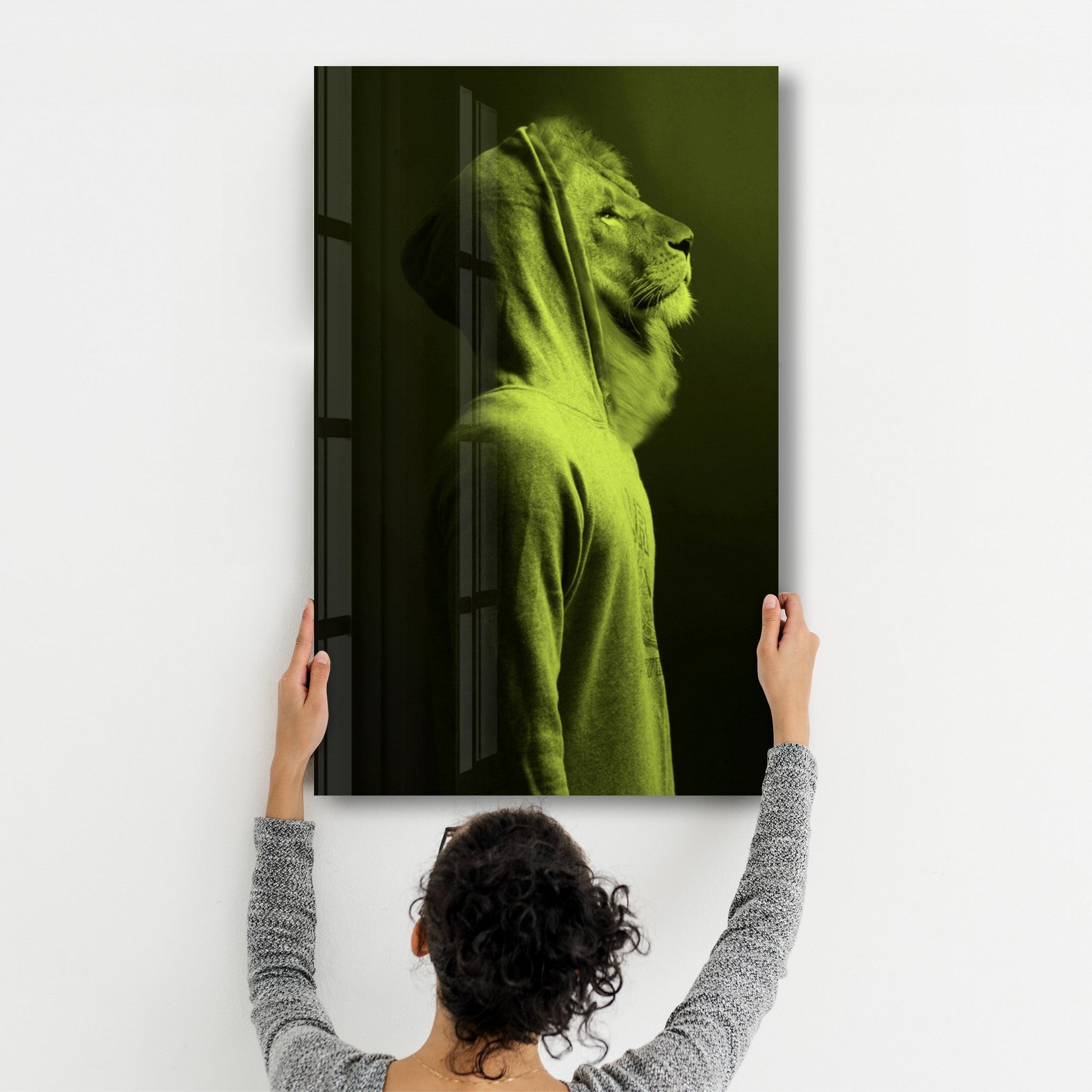 Arte em Vidro Temperado Multicolor 35x55cm - Pintura Decorativa UV de Alta Qualidade