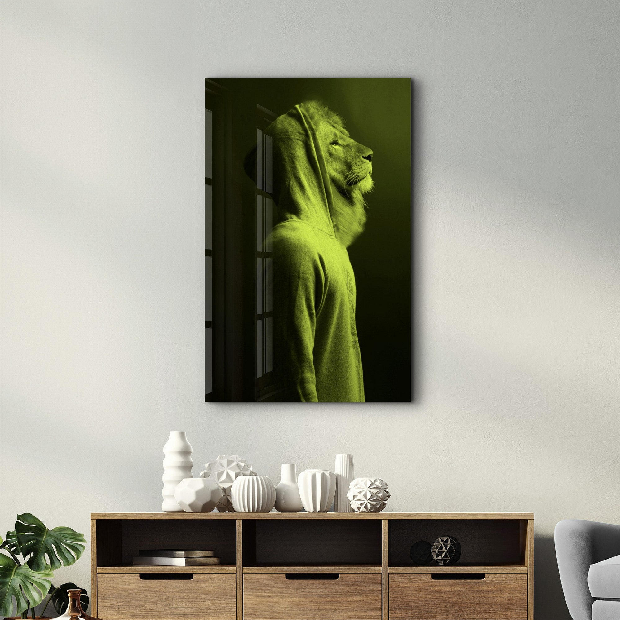 Arte em Vidro Temperado Multicolor 35x55cm - Pintura Decorativa UV de Alta Qualidade