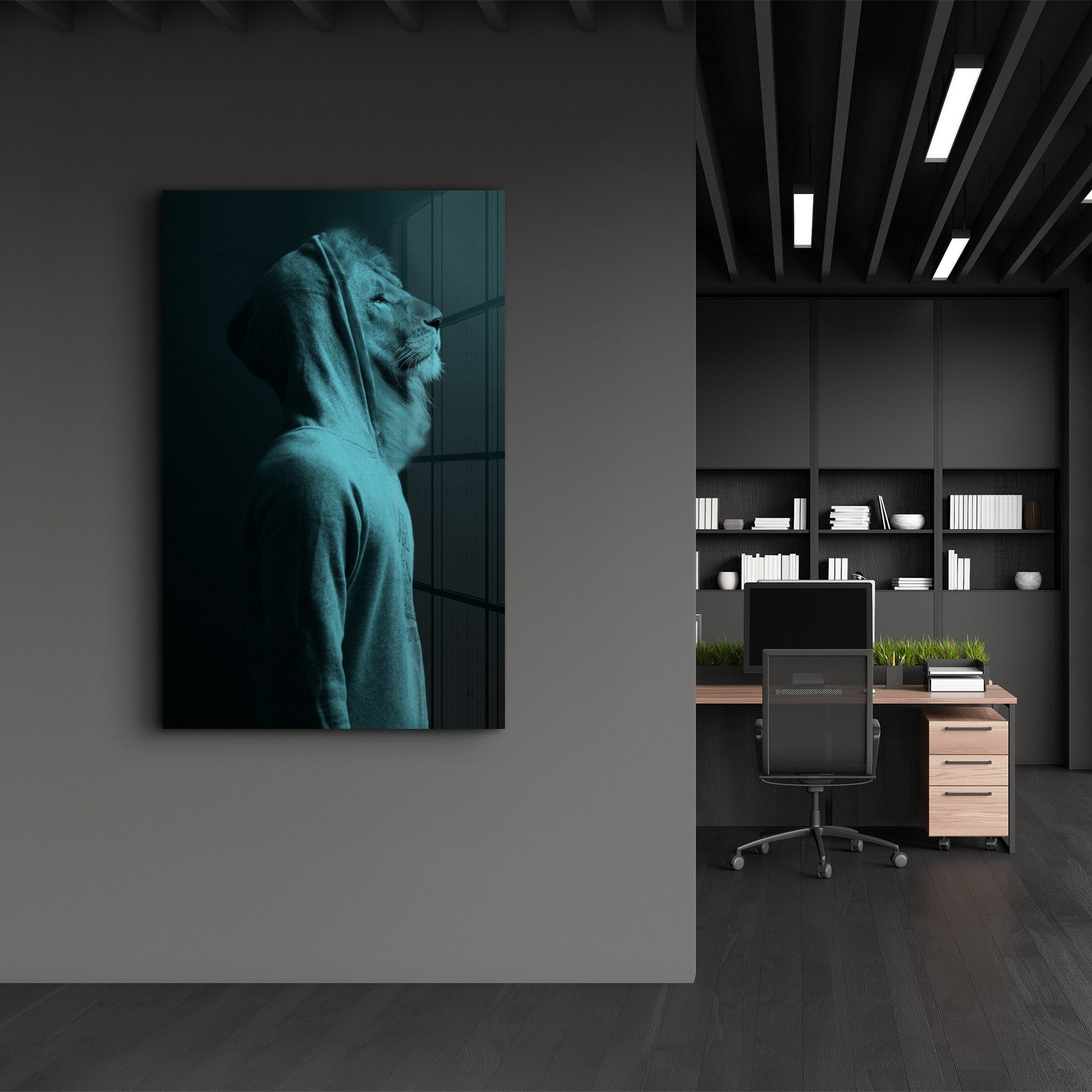 Arte Decorativa em Vidro Temperado Multicolor 35x55cm - Impressão UV de Alta Qualidade