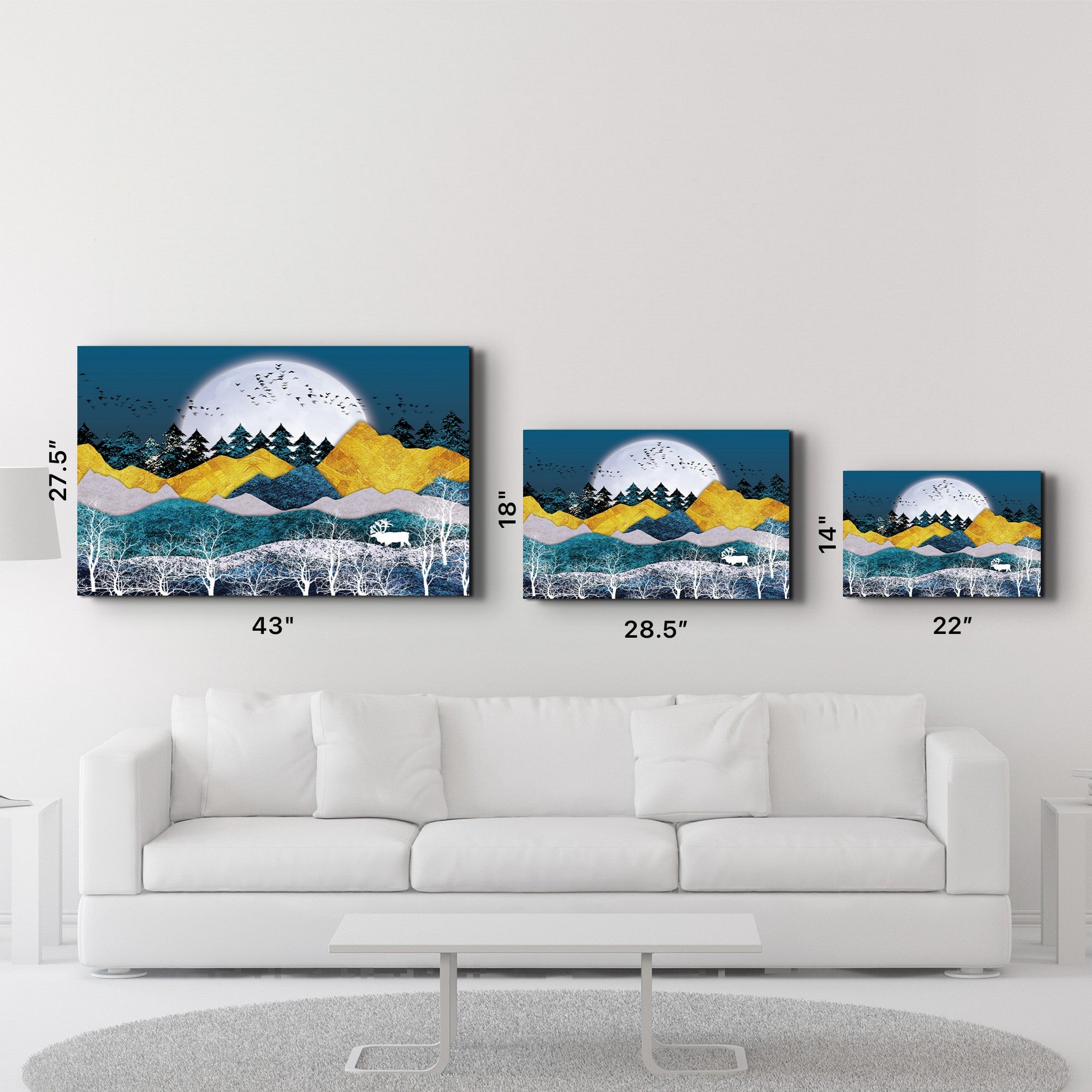 Arte em Vidro Temperado Multicolor 35x55cm - Pintura Decorativa UV de Alta Qualidade