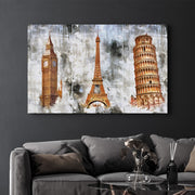 Arte em Vidro Temperado Multicolor 35x55cm - Pintura Decorativa UV de Alta Qualidade