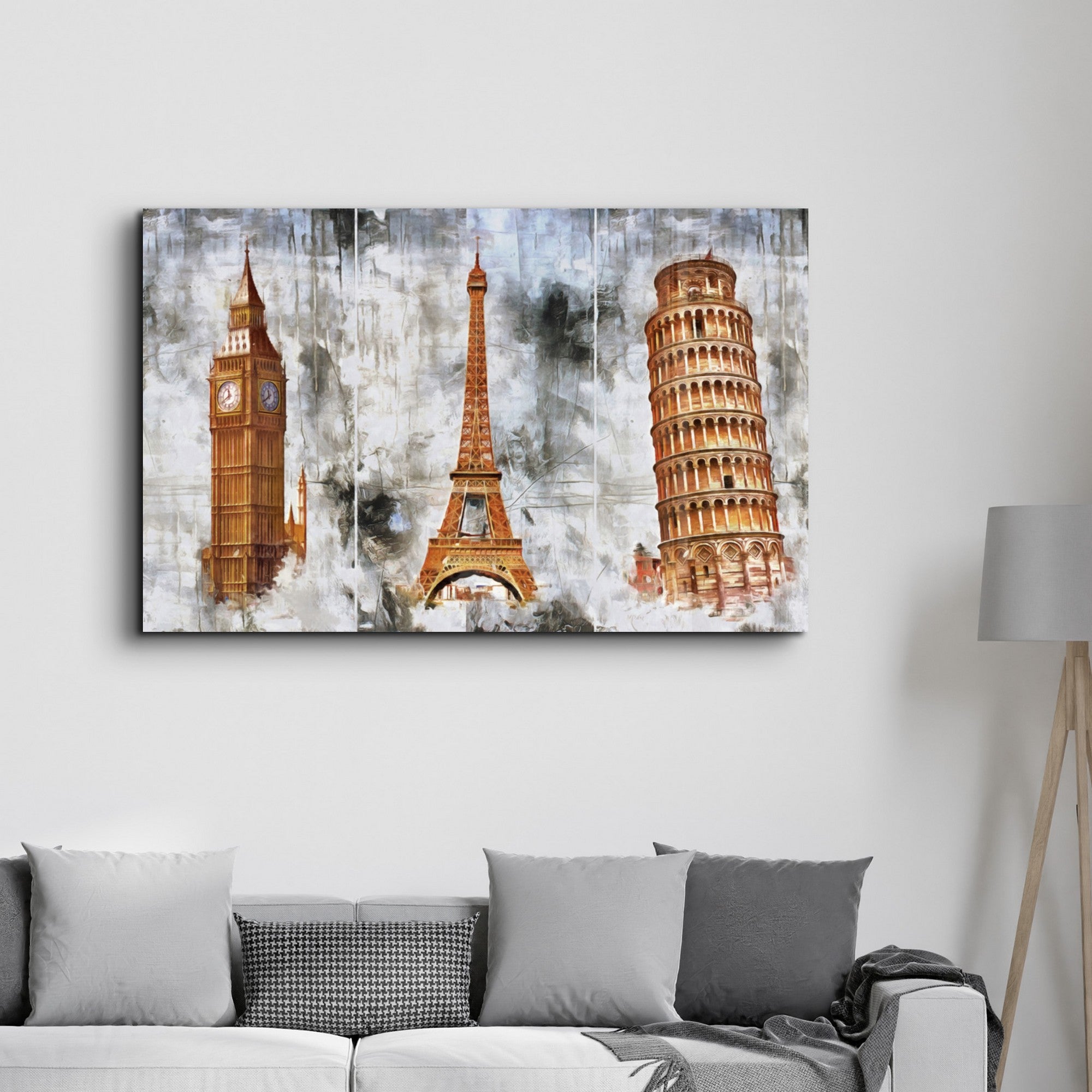 Arte em Vidro Temperado Multicolor 35x55cm - Pintura Decorativa UV de Alta Qualidade