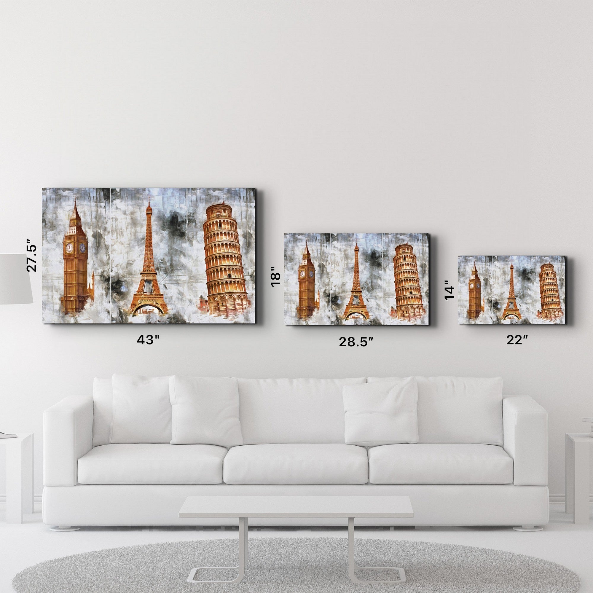 Arte em Vidro Temperado Multicolor 35x55cm - Pintura Decorativa UV de Alta Qualidade