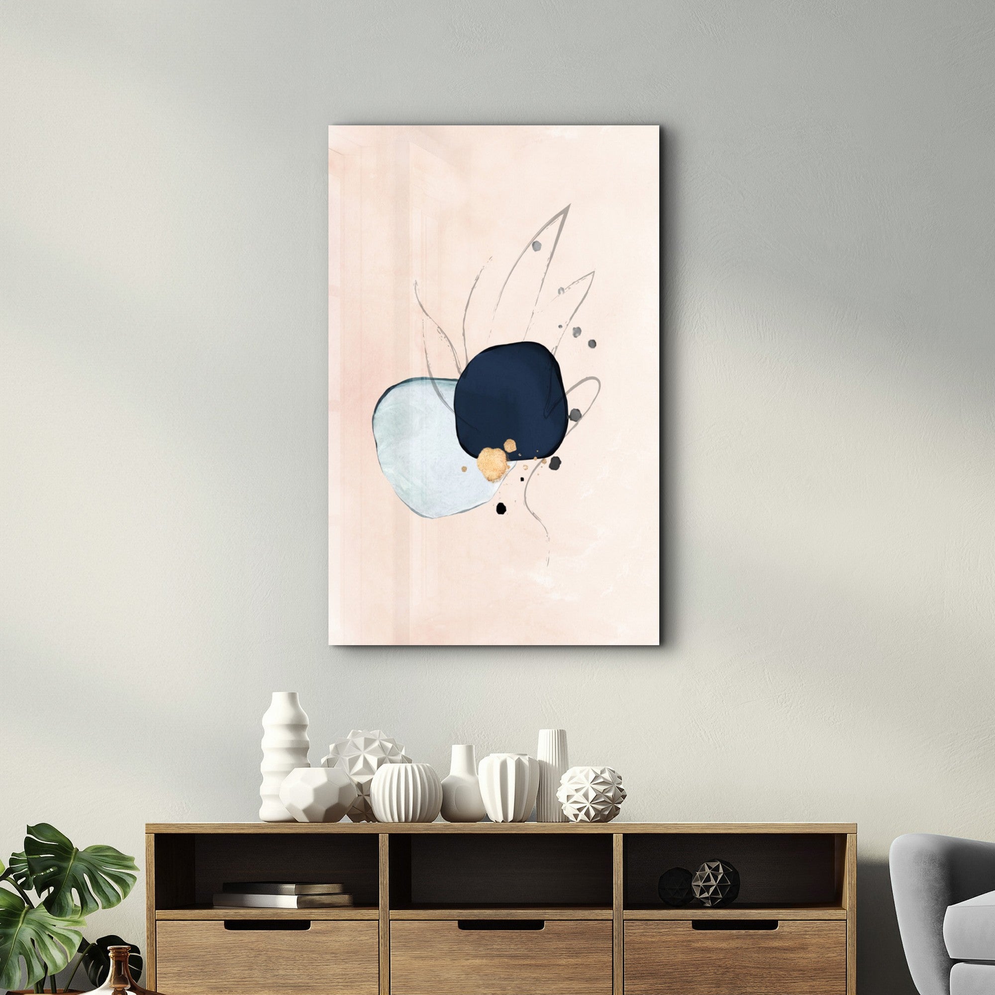 Arte em Vidro Temperado Multicolor 35x55cm - Pintura Decorativa UV de Alta Qualidade