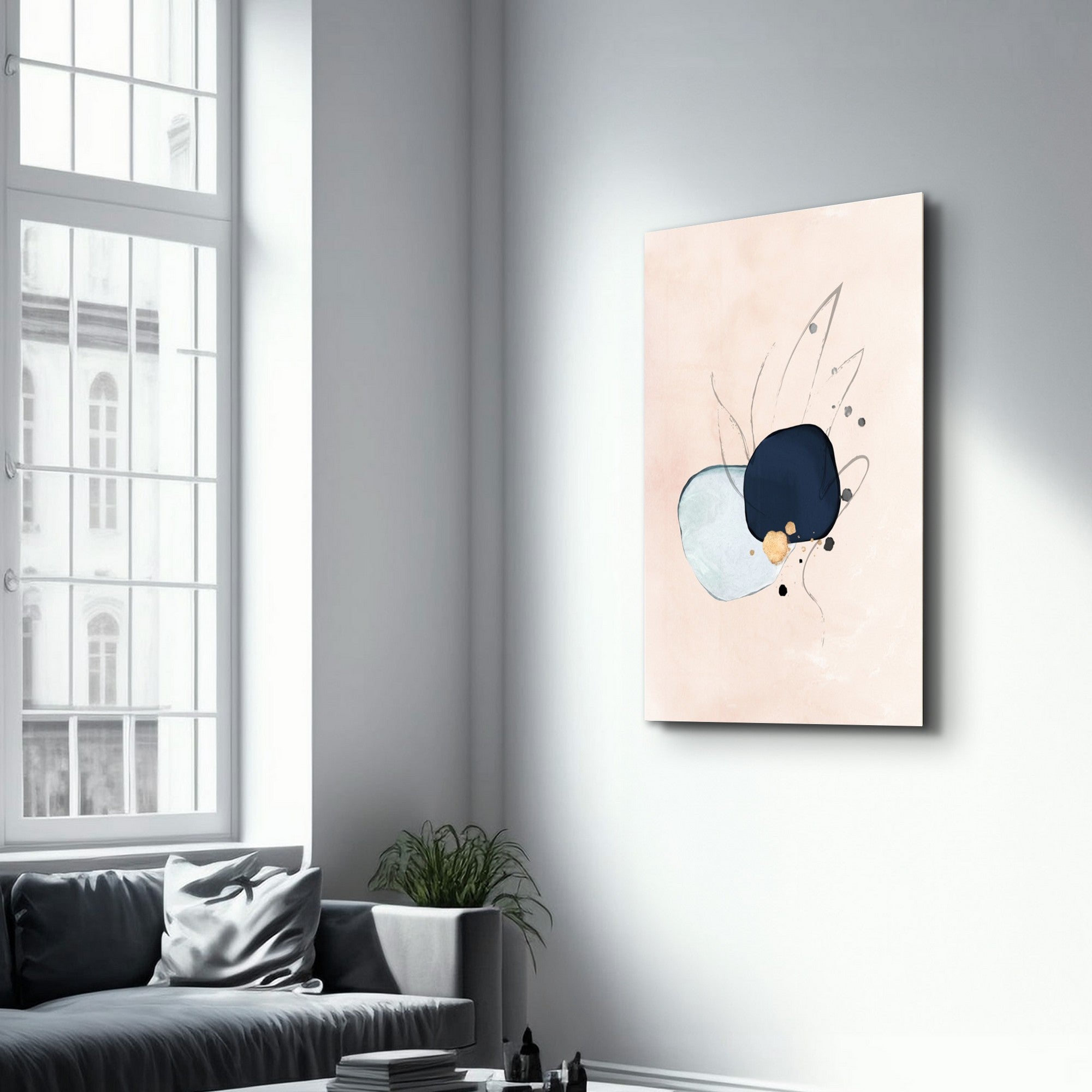 Arte em Vidro Temperado Multicolor 35x55cm - Pintura Decorativa UV de Alta Qualidade