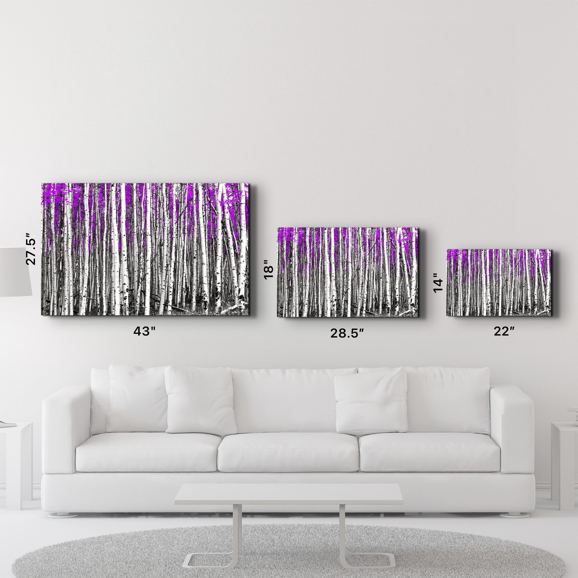 Arte Decorativa em Vidro Temperado OGLS-7070 - Pintura Multicolor 35x55cm com Impressão UV