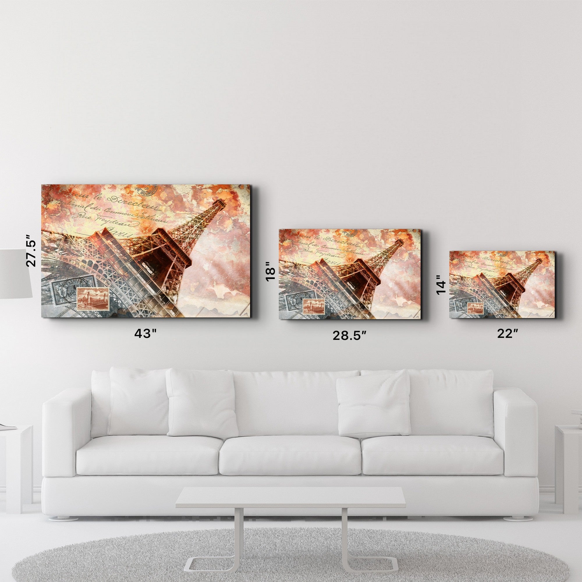 Quadro Decorativo em Vidro Temperado 35 x 55 cm Multicolor OGLS-7092 - Impressão UV, 4 mm