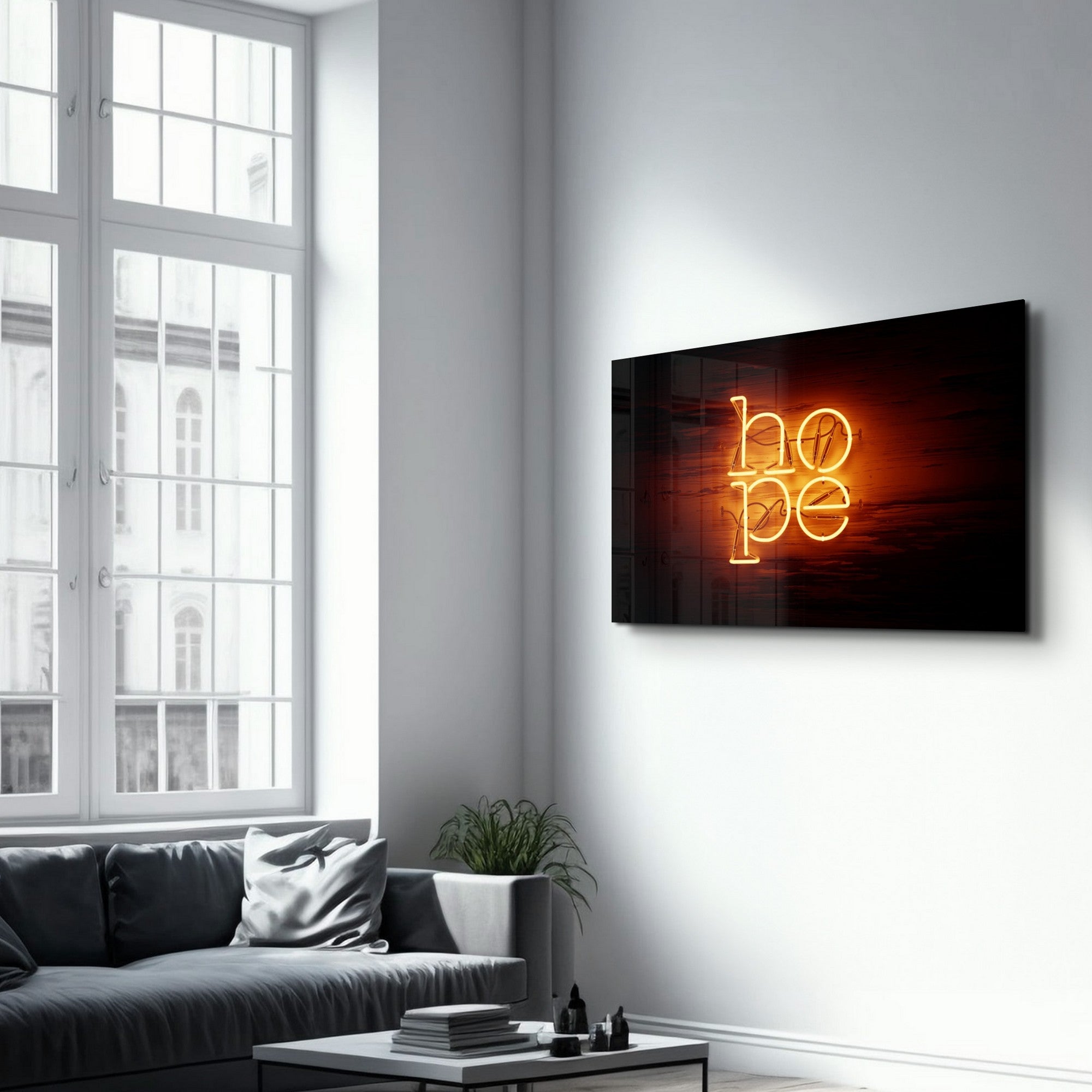 Arte Decorativa em Vidro Temperado Multicolor 35x55cm - Impressão UV de Alta Qualidade