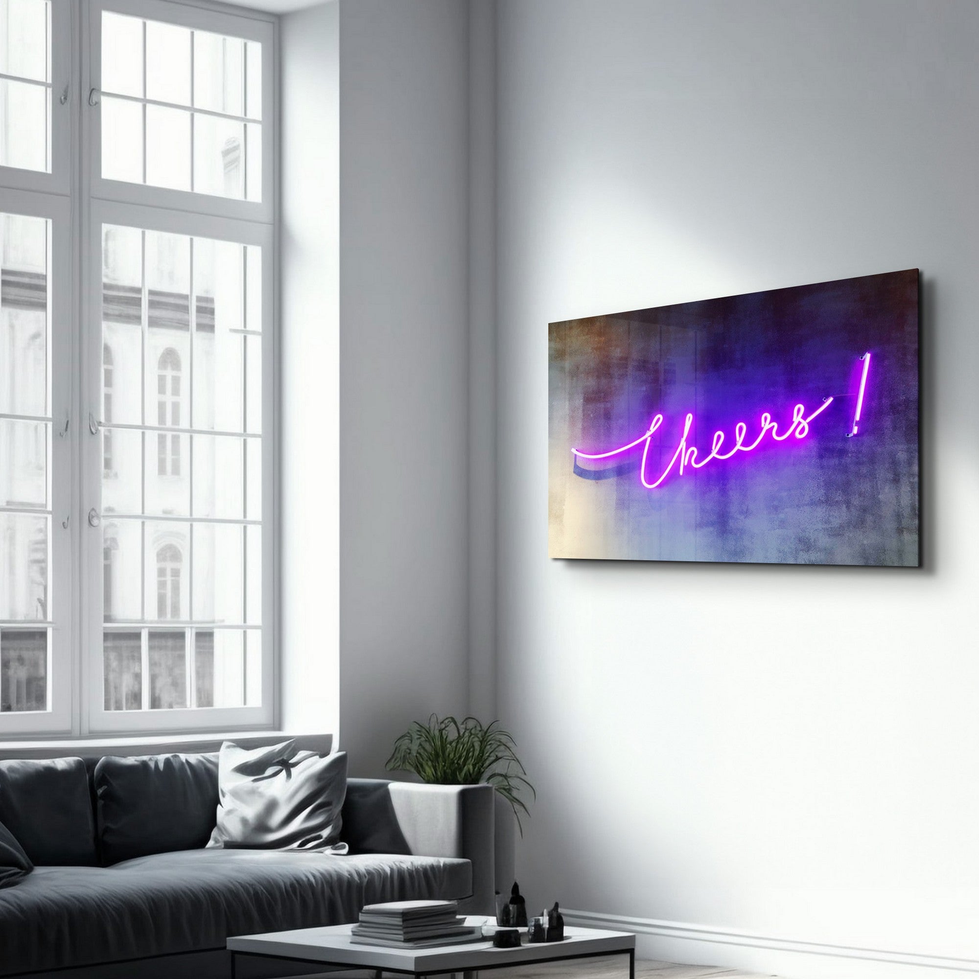 Arte Decorativa em Vidro Temperado Multicolor 46x72cm - Impressão UV de Alta Qualidade