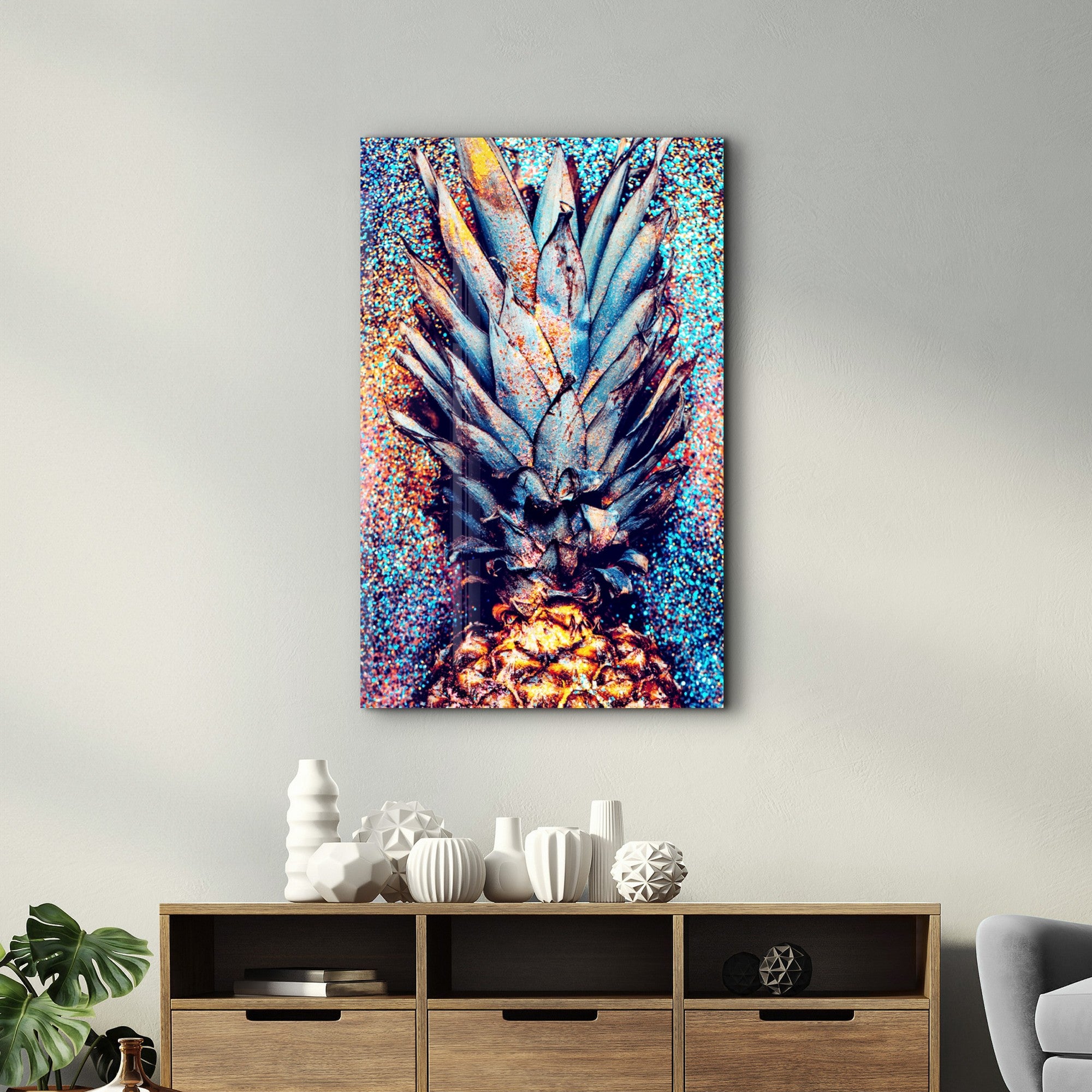 Arte em Vidro Temperado Multicolor 70x110cm - Pintura Decorativa UV de Alta Qualidade