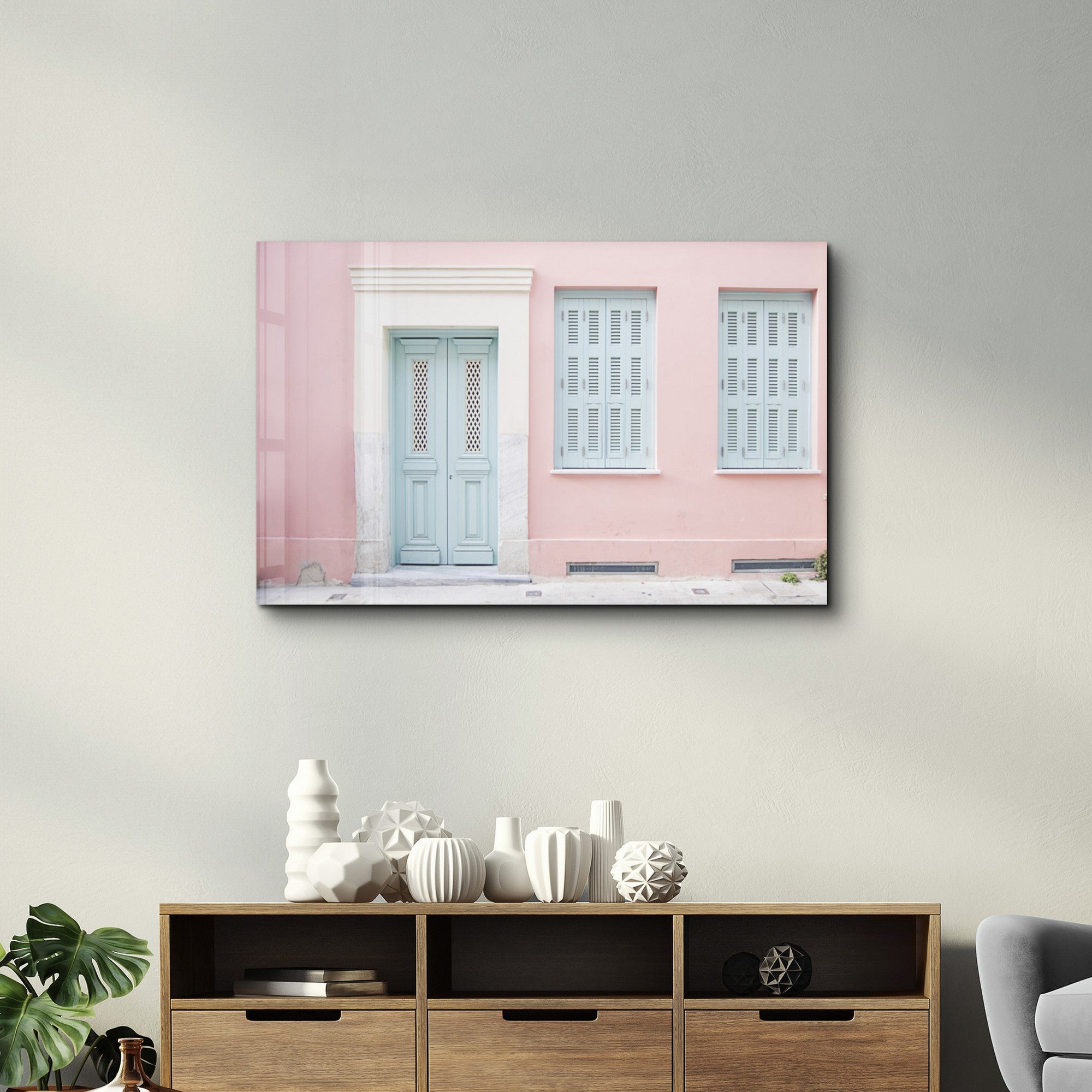 Arte Decorativa em Vidro Temperado Multicolor 70x110cm - Impressão UV de Alta Qualidade