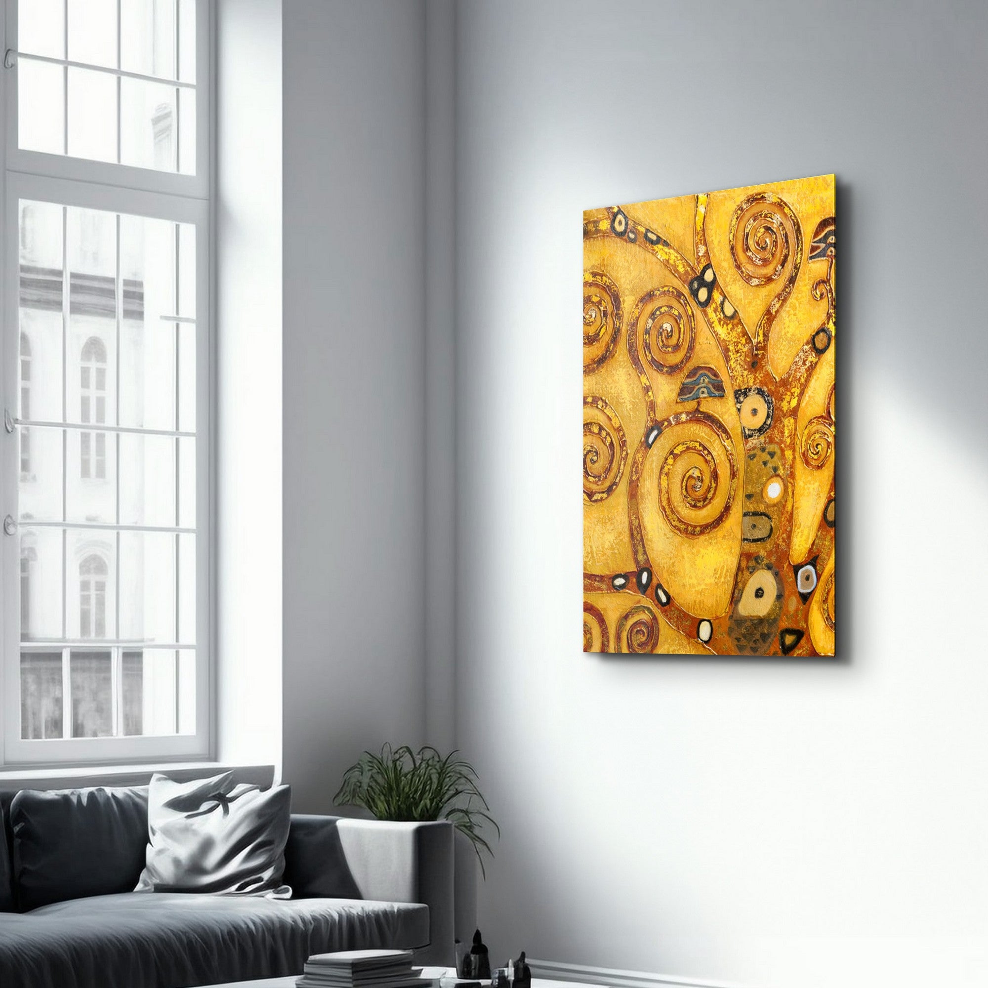 Quadro Decorativo em Vidro Temperado Multicolor 35 x 55 cm (4 mm), Impressão UV – OGLS-8042