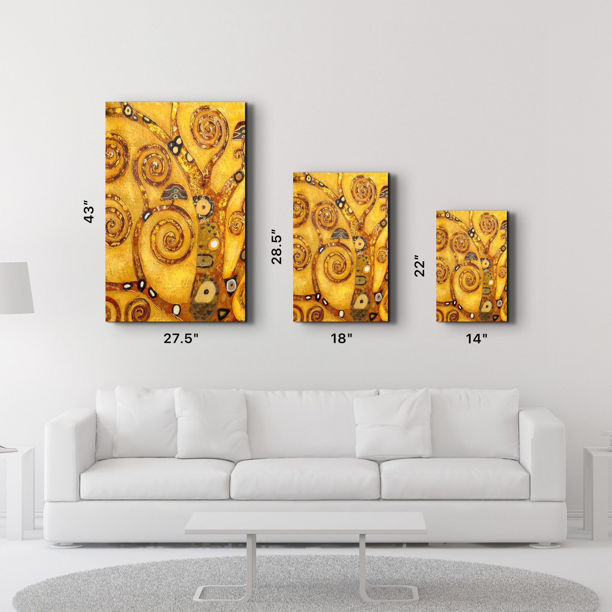 Quadro Decorativo em Vidro Temperado Multicolor 35 x 55 cm (4 mm), Impressão UV – OGLS-8042