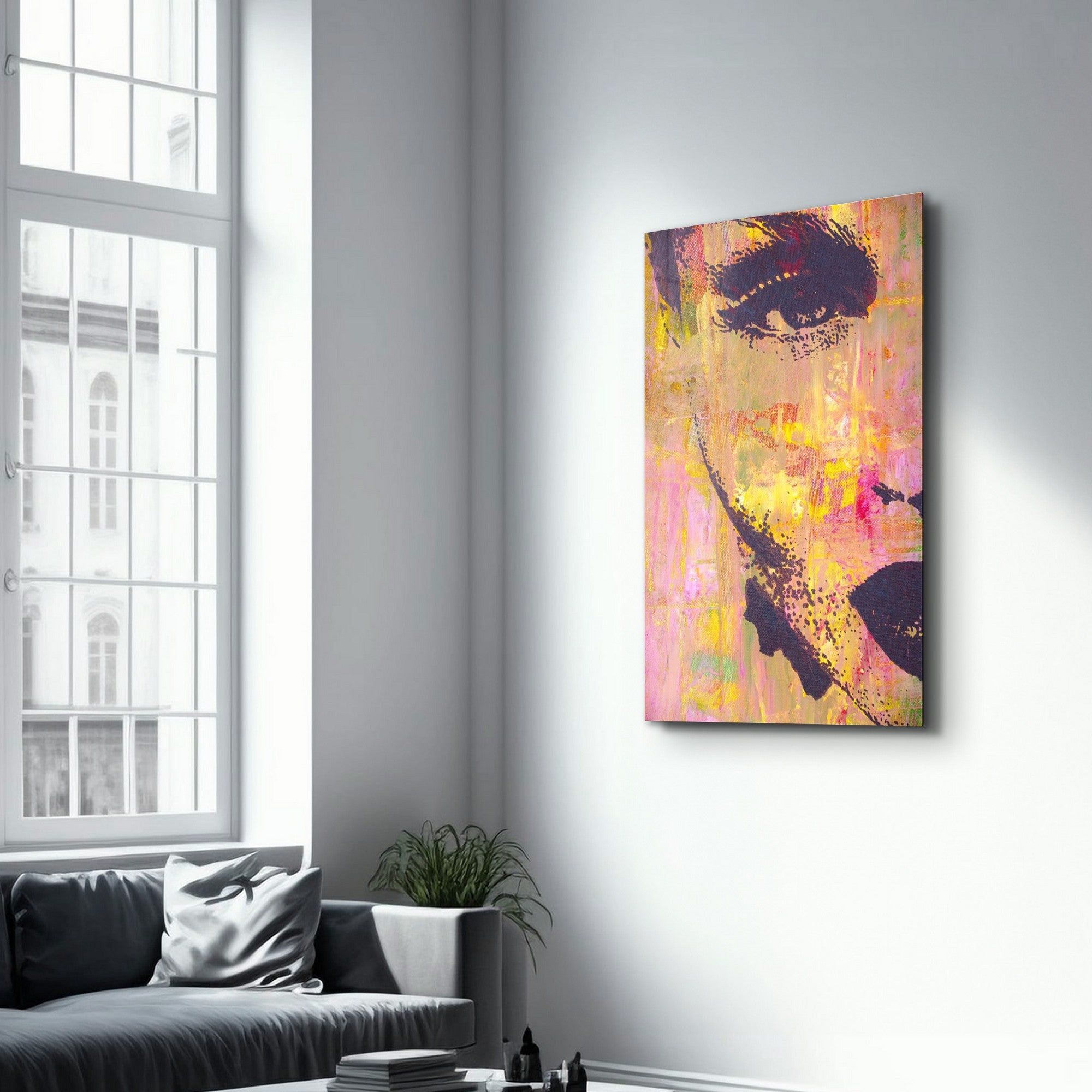 Quadro Decorativo em Vidro Temperado Multicolor 35x55cm - Impressão UV de Alta Qualidade