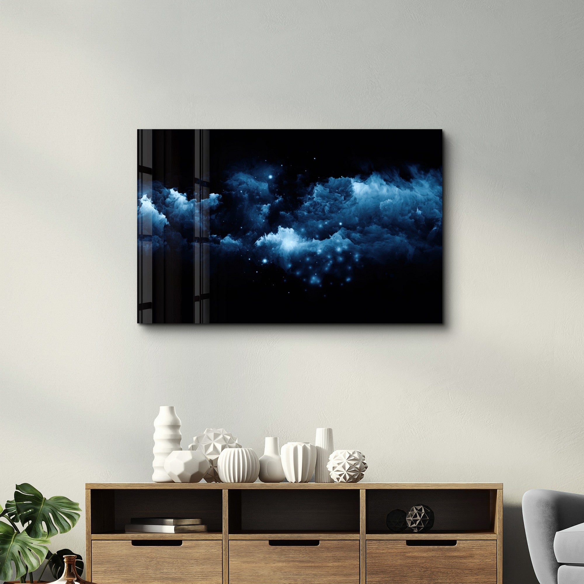 Arte em Vidro Temperado Multicolor 35x55cm - Pintura Decorativa UV de Alta Qualidade