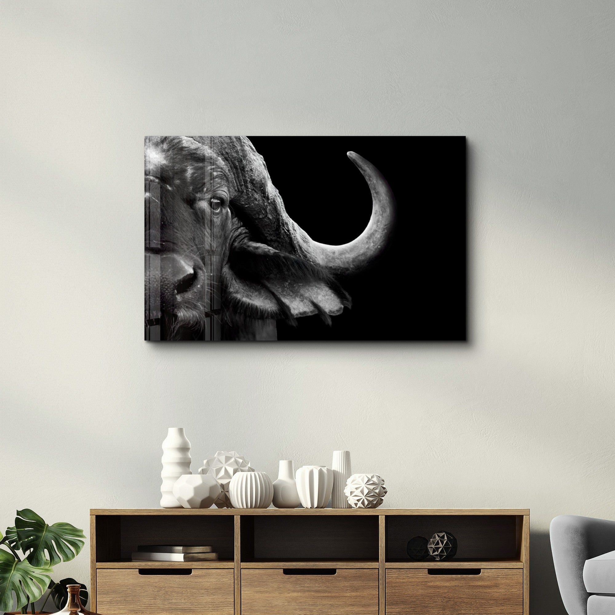 Arte Decorativa em Vidro Temperado Multicolor 35x55cm - Impressão UV de Alta Qualidade