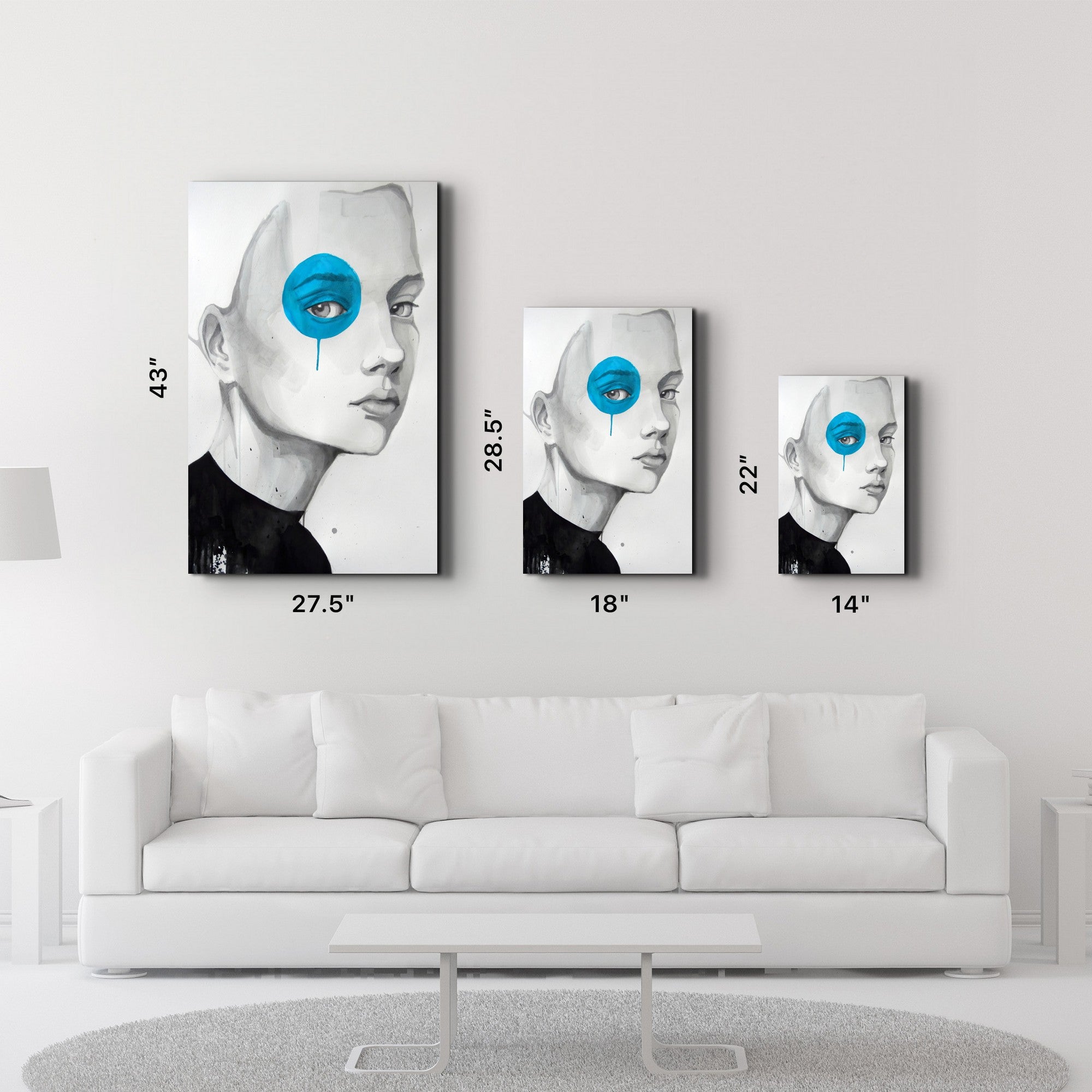 Arte Decorativa em Vidro Temperado Multicolor 35x55cm - Impressão UV de Alta Qualidade