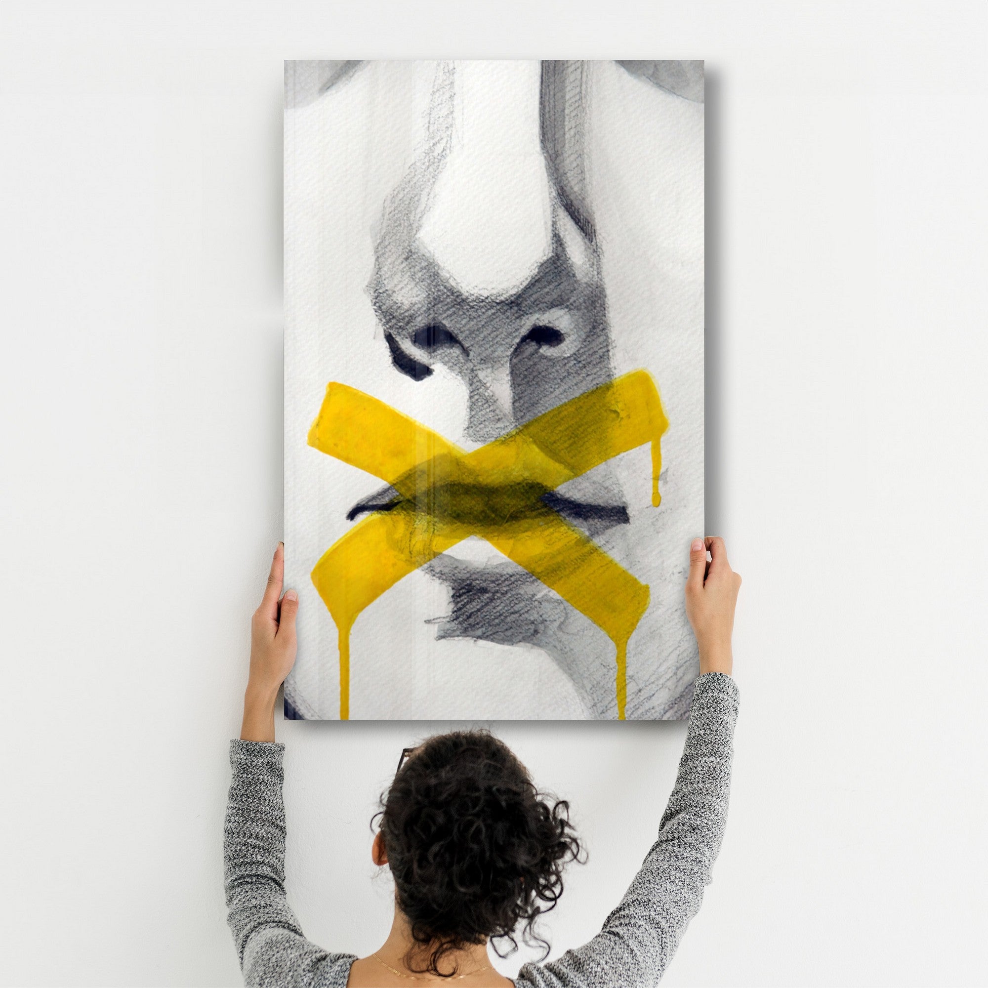 Arte Decorativa em Vidro Temperado Multicolor 35x55cm - Impressão UV de Alta Qualidade