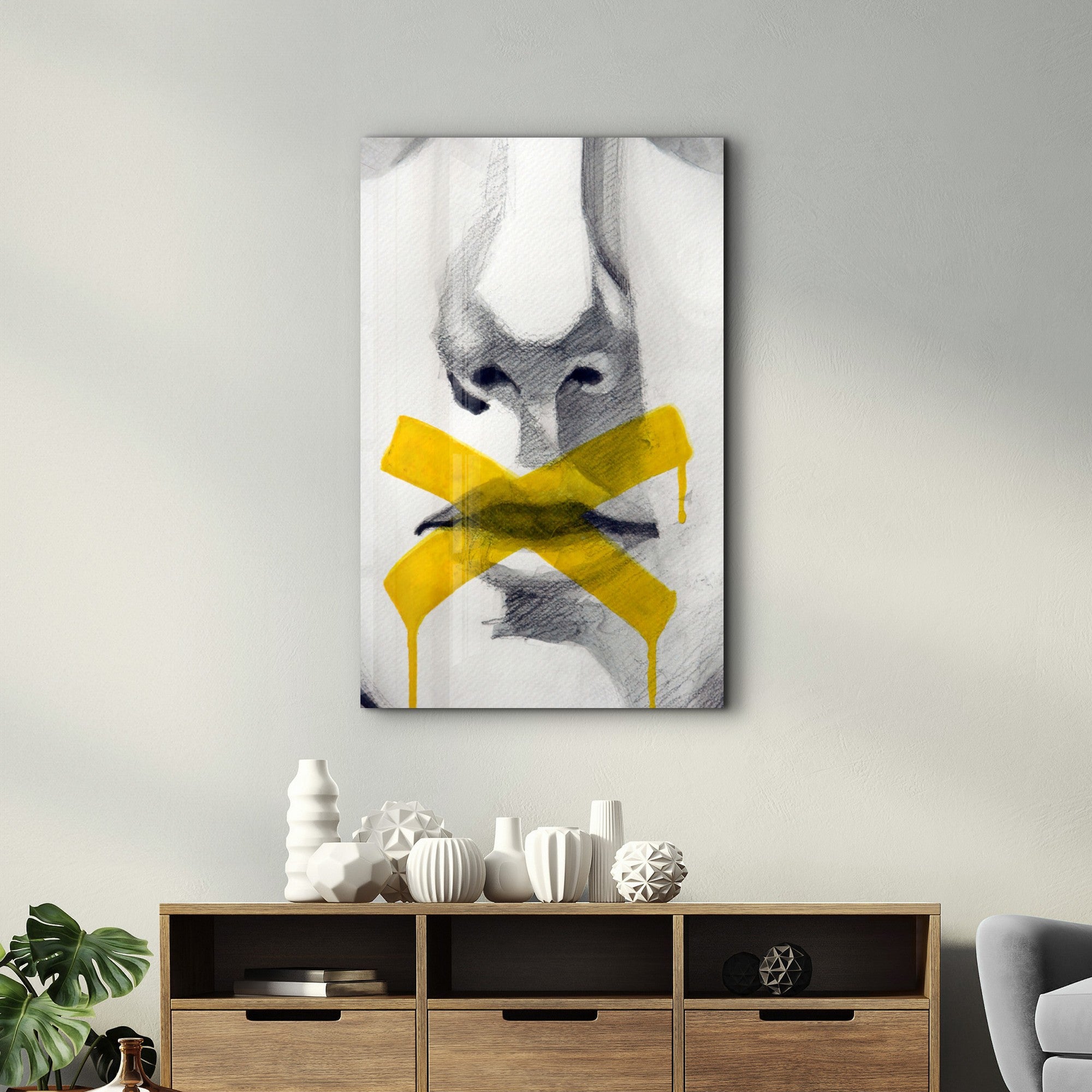 Arte Decorativa em Vidro Temperado Multicolor 35x55cm - Impressão UV de Alta Qualidade