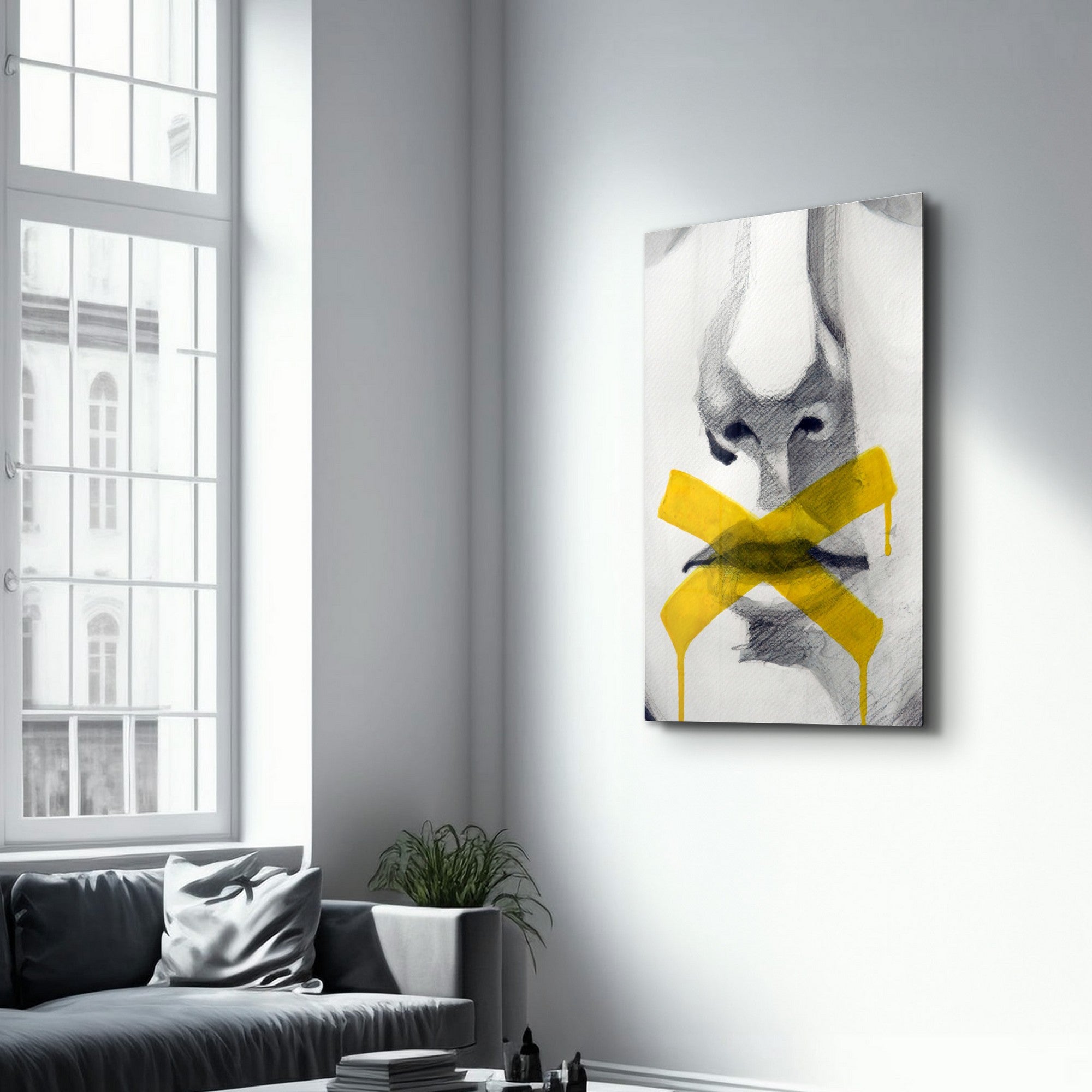 Arte Decorativa em Vidro Temperado Multicolor 35x55cm - Impressão UV de Alta Qualidade