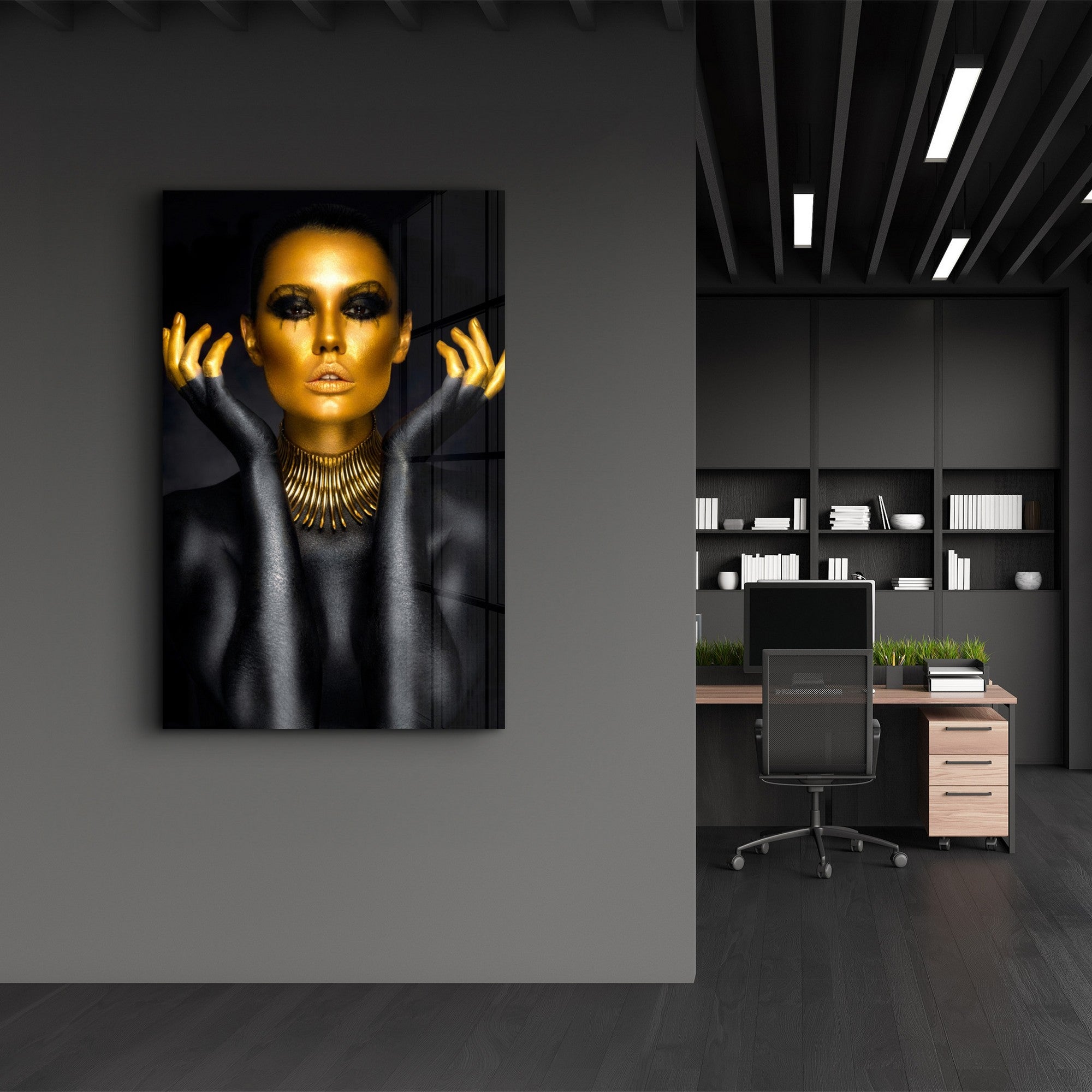 Arte em Vidro Temperado Multicolor 35x55cm - Pintura Decorativa UV de Alta Qualidade