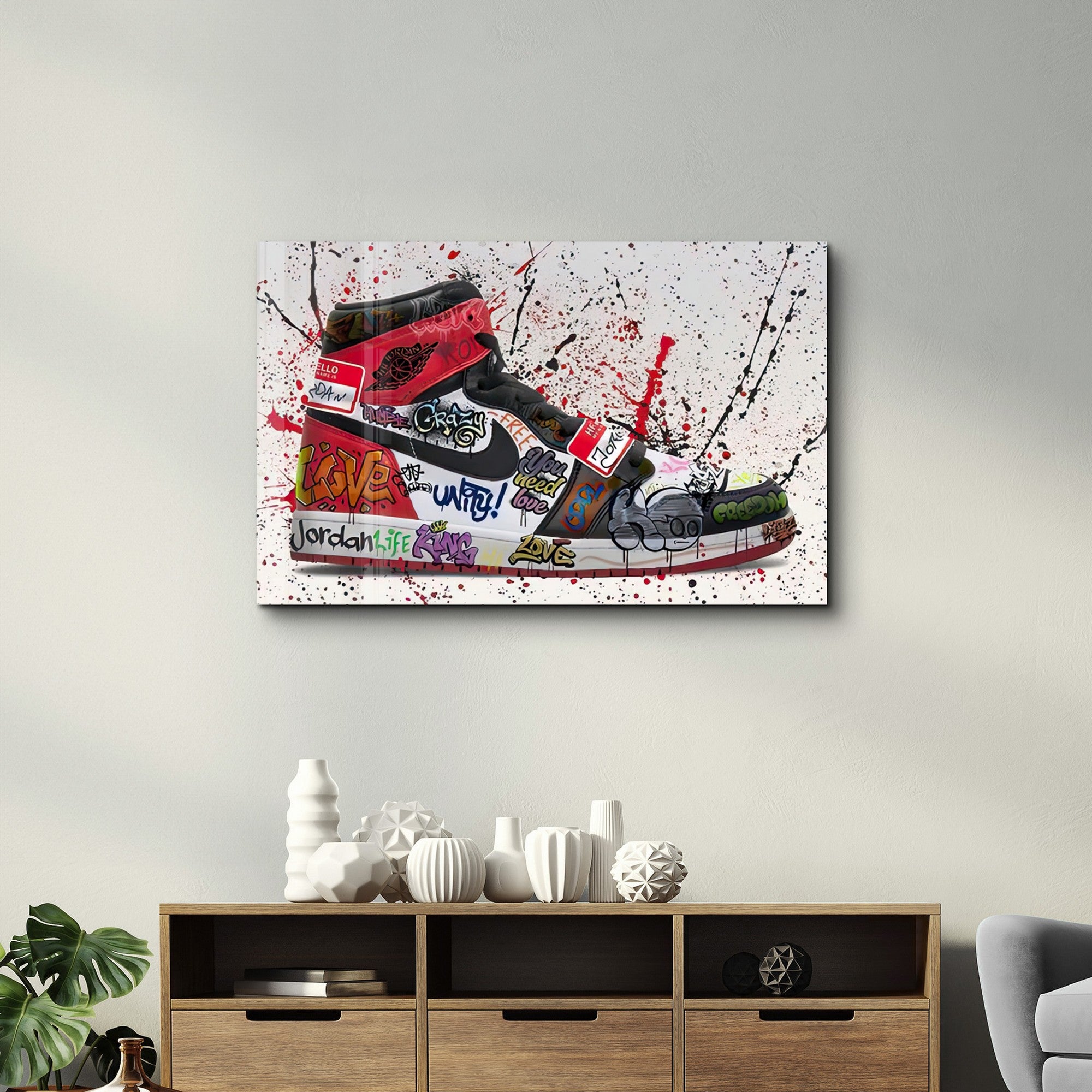 Arte em Vidro Temperado Multicolor 70x110cm - Pintura Decorativa UV de Alta Qualidade