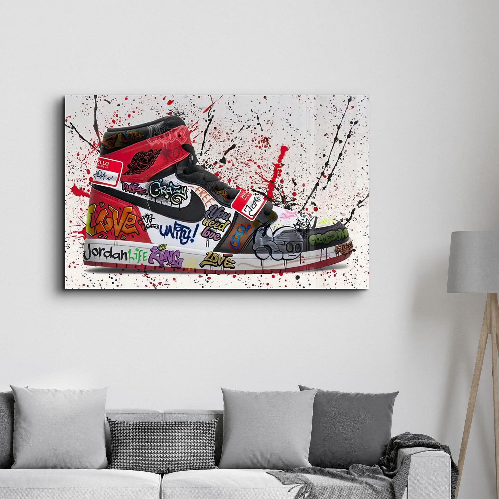 Arte em Vidro Temperado Multicolor 70x110cm - Pintura Decorativa UV de Alta Qualidade