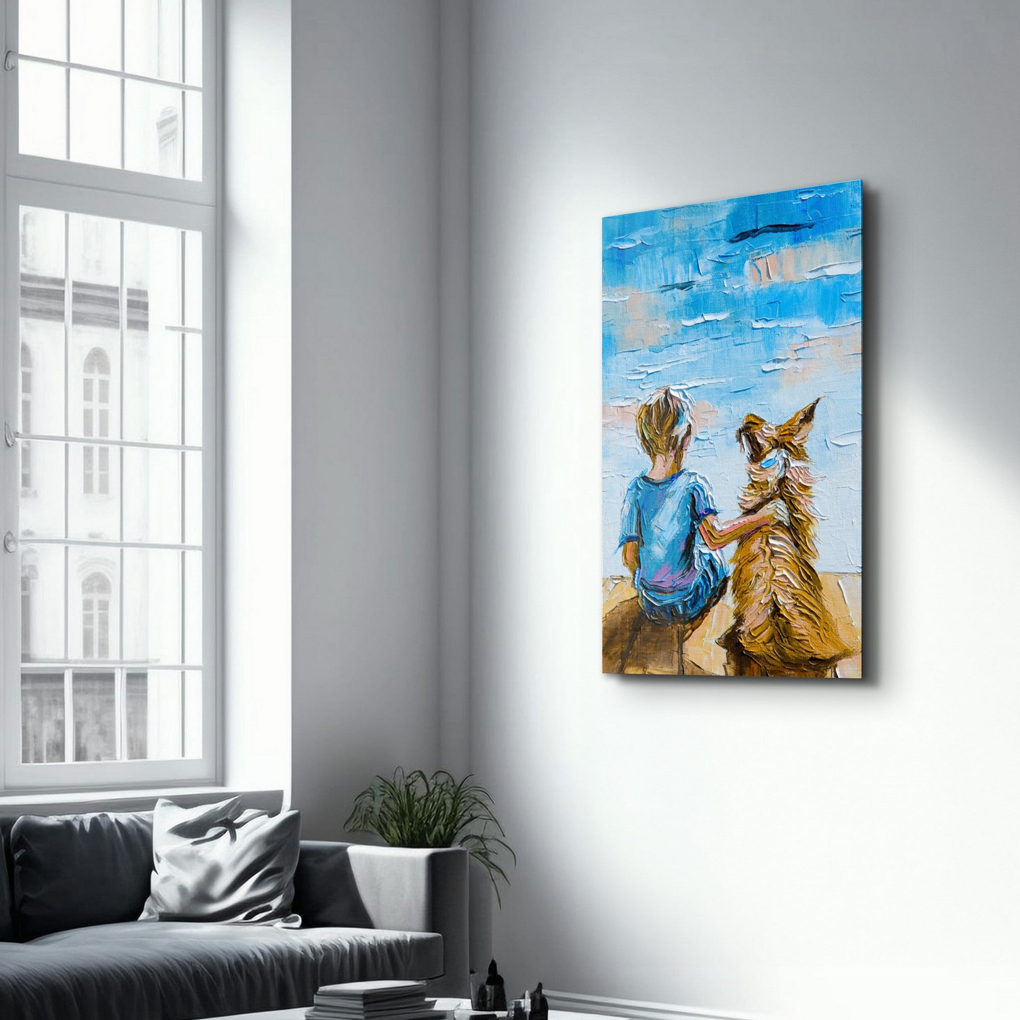 Arte em Vidro Temperado Multicolor 35x55cm - Pintura Decorativa UV de Alta Qualidade