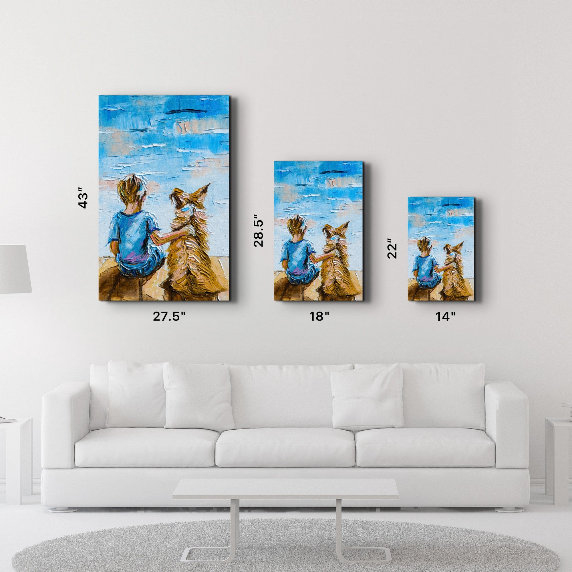 Arte em Vidro Temperado Multicolor 35x55cm - Pintura Decorativa UV de Alta Qualidade